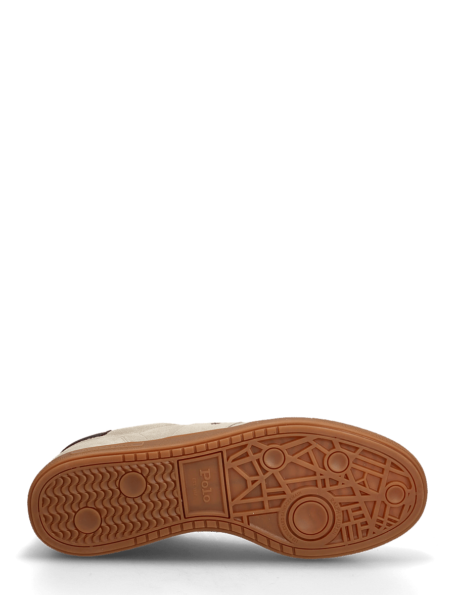 Polo Ralph Lauren - SUEDE-BEDFORD PP-SK-LTL - lave sneakers - milkshake/dark br - 4