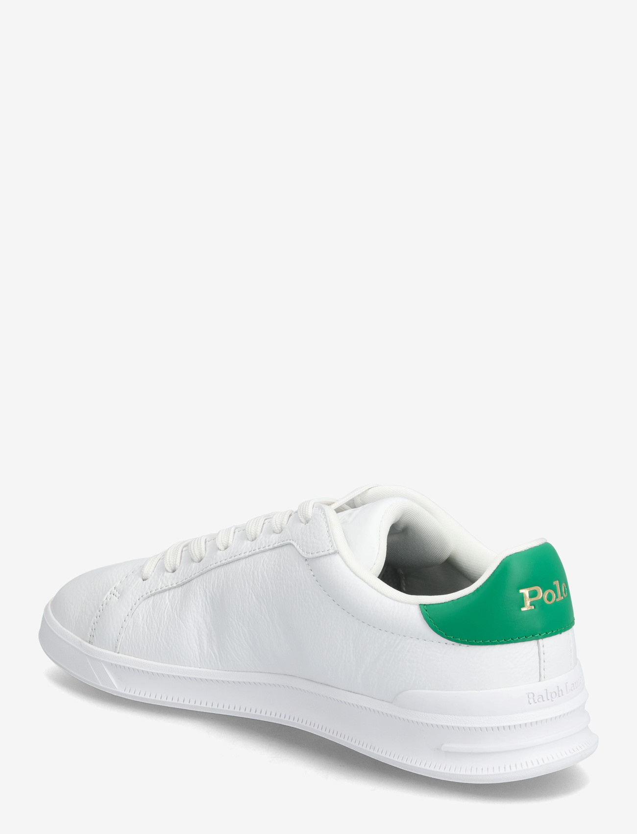 Polo Ralph Lauren - LEATHER-HRT CRT II-SK-LTL - lave sneakers - white/billiard gr - 2