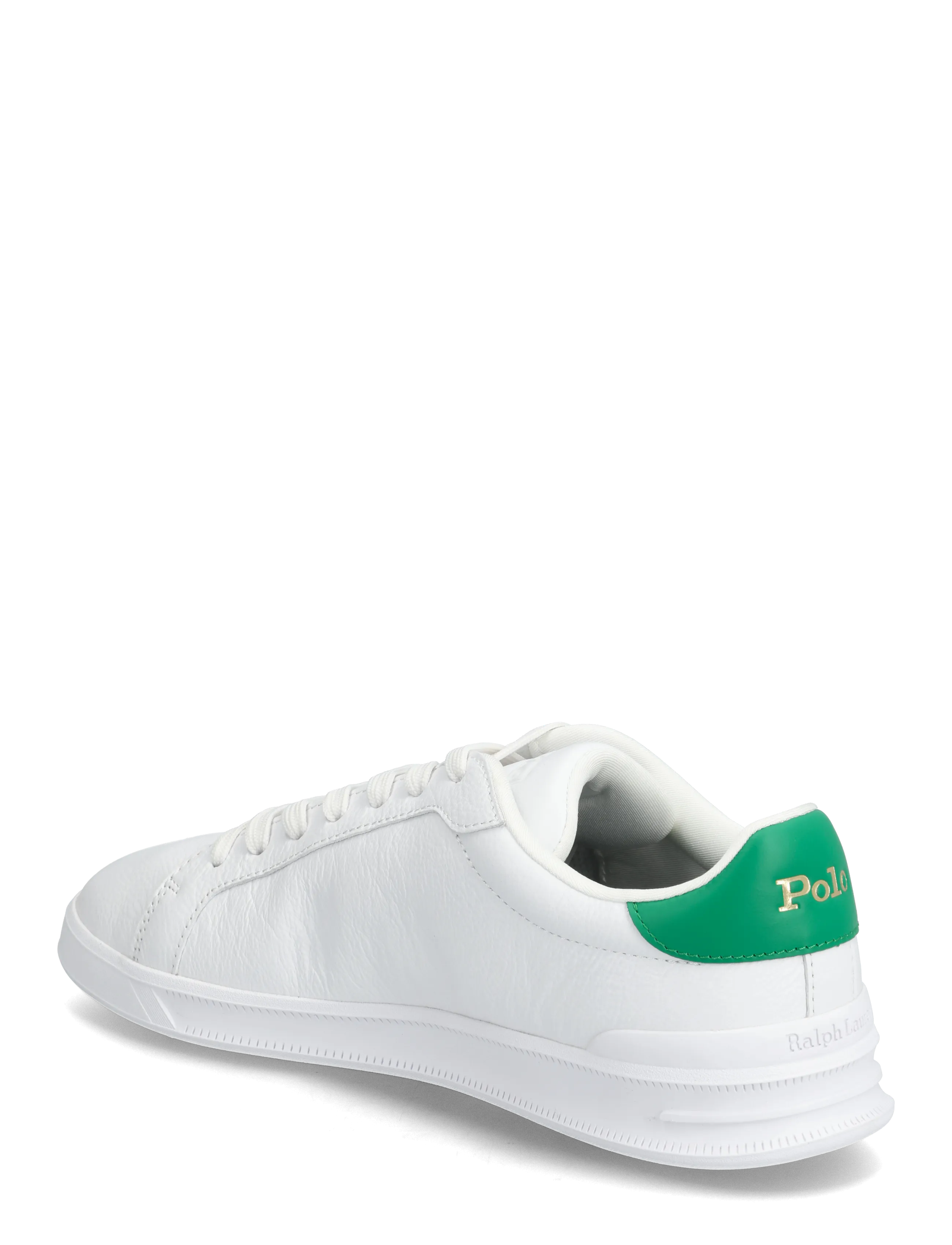 Polo Ralph Lauren - LEATHER-HRT CRT II-SK-LTL - baskets basses - white/billiard gr - 2