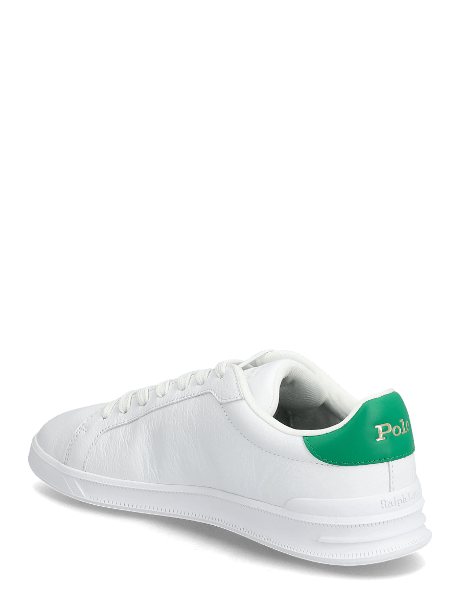 Polo Ralph Lauren - LEATHER-HRT CRT II-SK-LTL - lave sneakers - white/billiard gr - 2