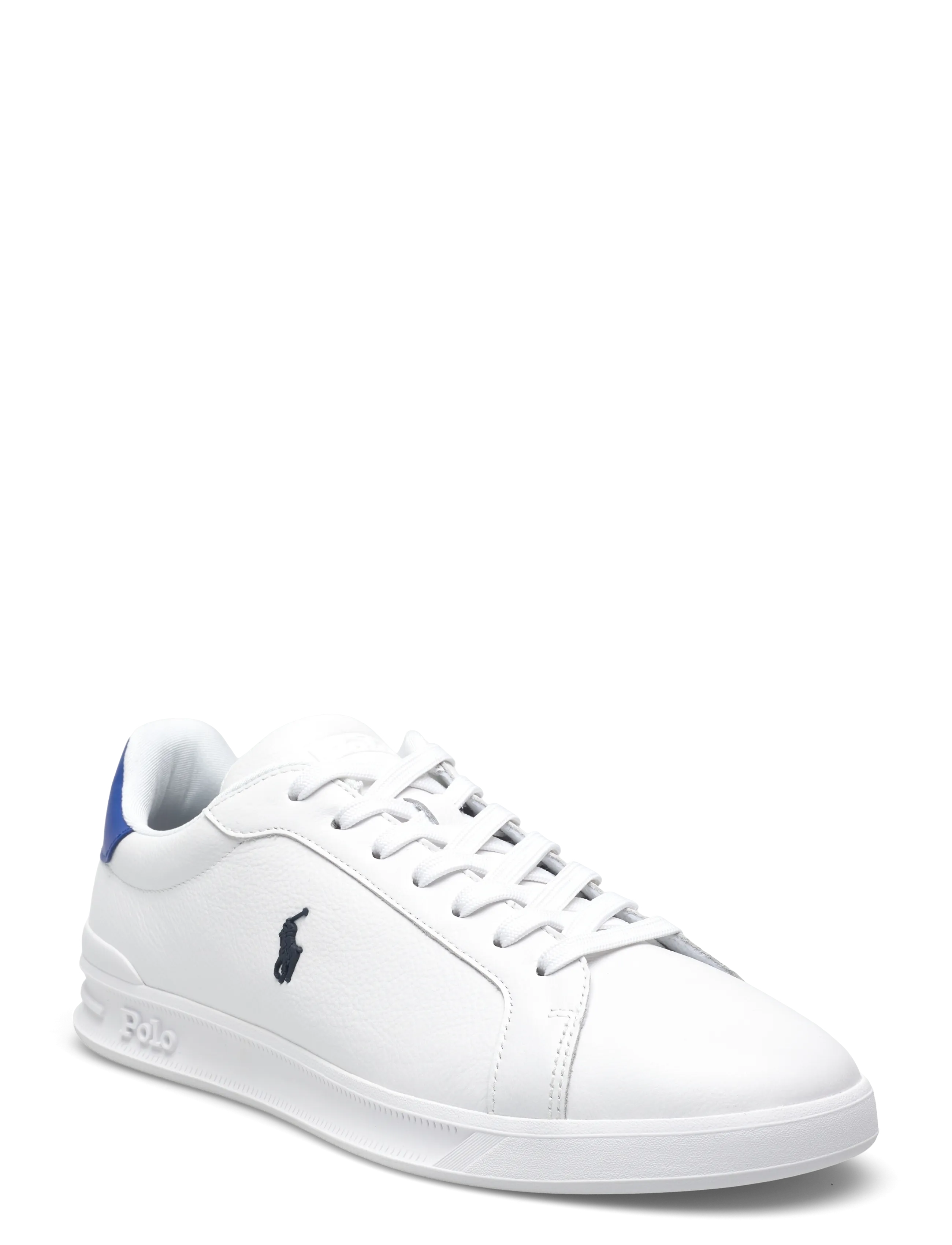 Polo Ralph Lauren LEATHER-HRT CRT II-SK-LTL - Sneakers - WHITE/HERITAGE BL / white
