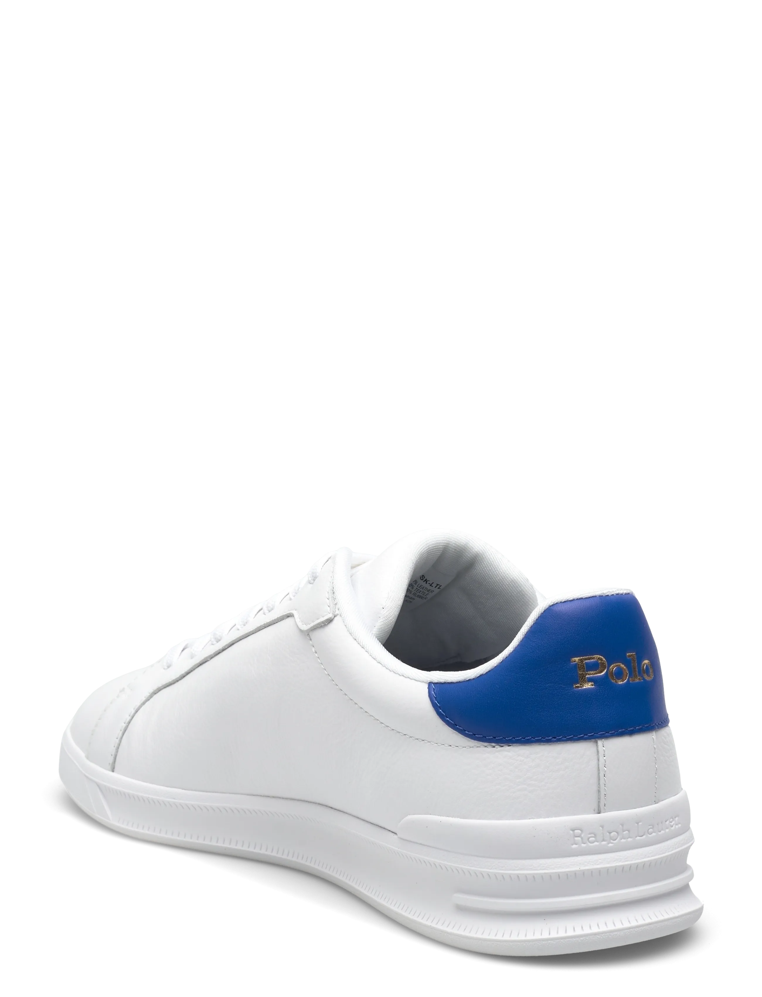 Polo Ralph Lauren - LEATHER-HRT CRT II-SK-LTL - lave sneakers - white/heritage bl - 2