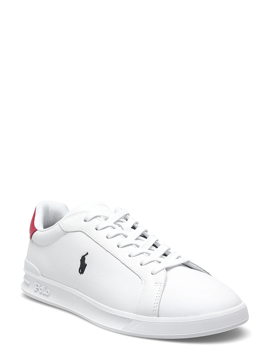Polo Ralph Lauren - LEATHER-HRT CRT II-SK-LTL - madala säärega - white/rl 2000 red - 0
