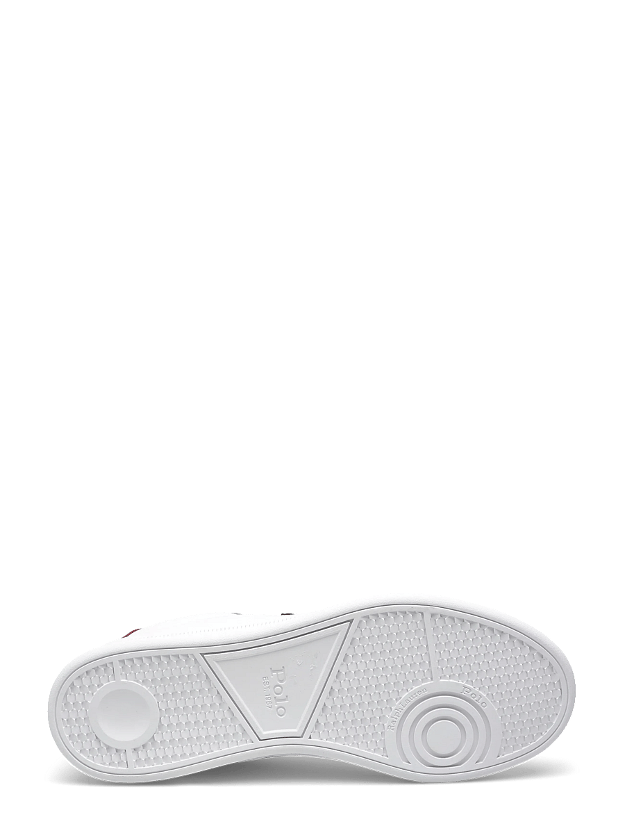 Polo Ralph Lauren - LEATHER-HRT CRT II-SK-LTL - madala säärega - white/rl 2000 red - 4