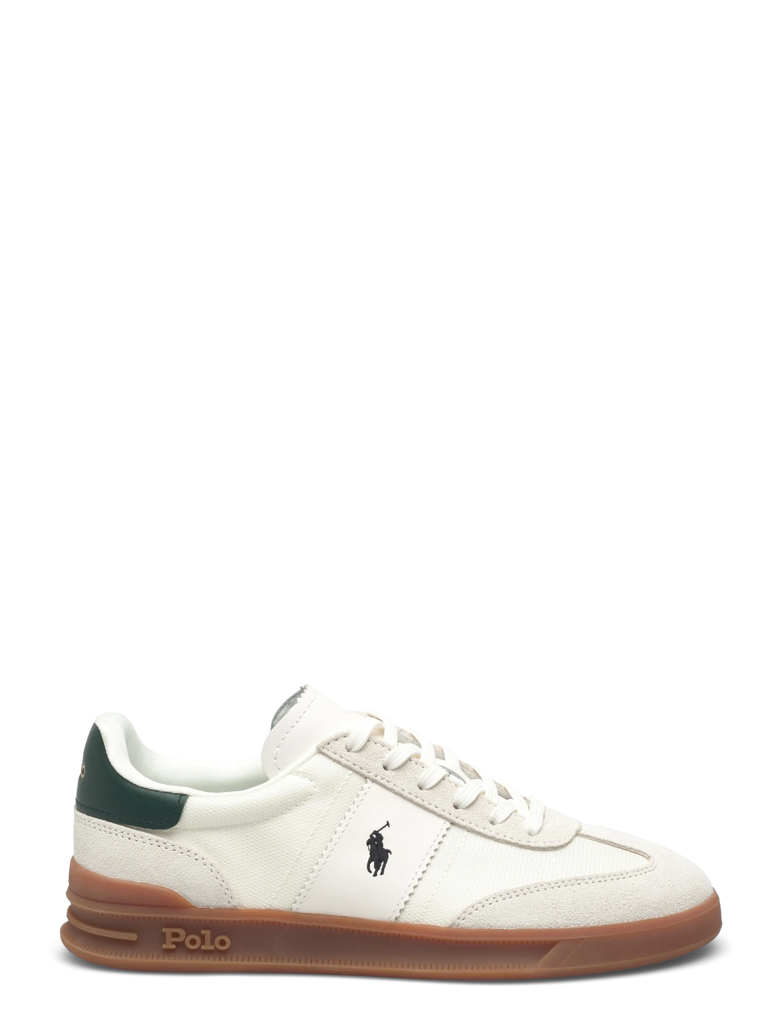 Polo Ralph Lauren - NYLON/SUEDE-HRT AERA PP-SK-LTL - low-top sneaker - bianco/college gr - 1