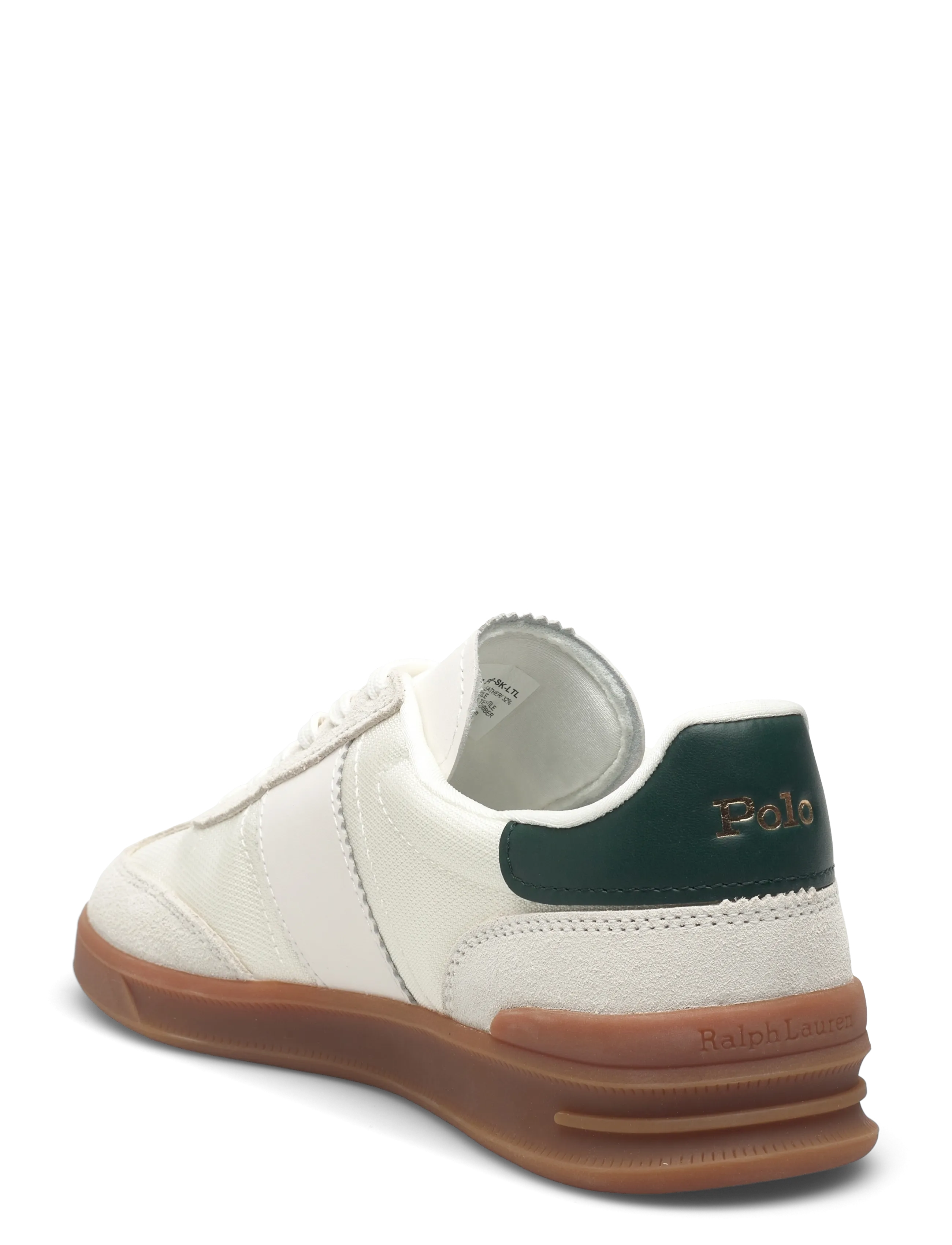 Polo Ralph Lauren - NYLON/SUEDE-HRT AERA PP-SK-LTL - low-top sneaker - bianco/college gr - 2