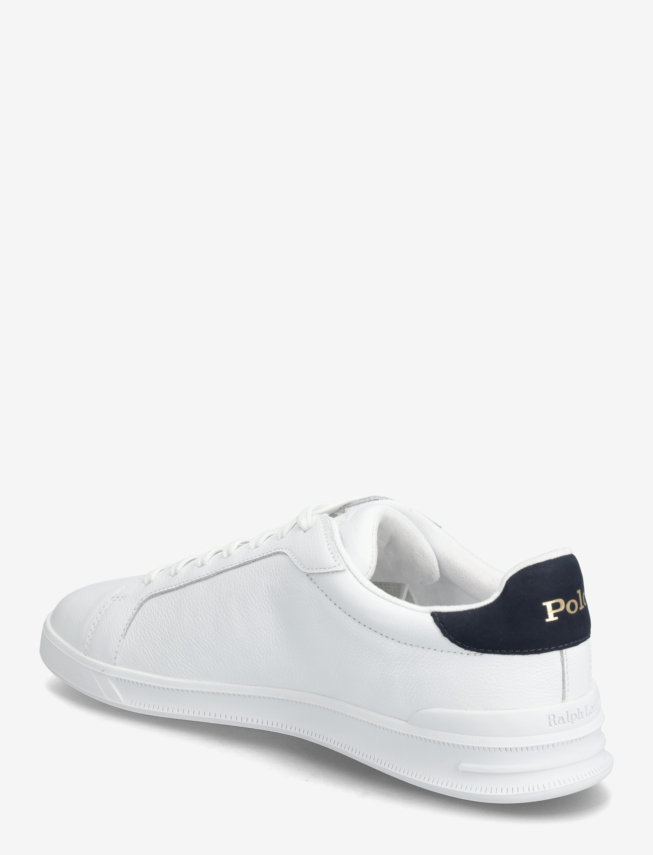 Polo Ralph Lauren - Heritage Court II Leather Sneaker - tennised - white/hunter navy - 2