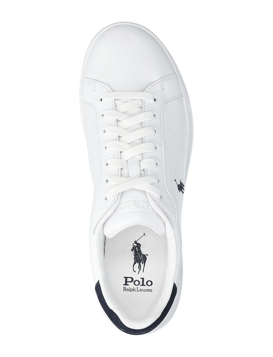 Polo Ralph Lauren - Heritage Court II Leather Sneaker - low-top sneaker - white/hunter navy - 3