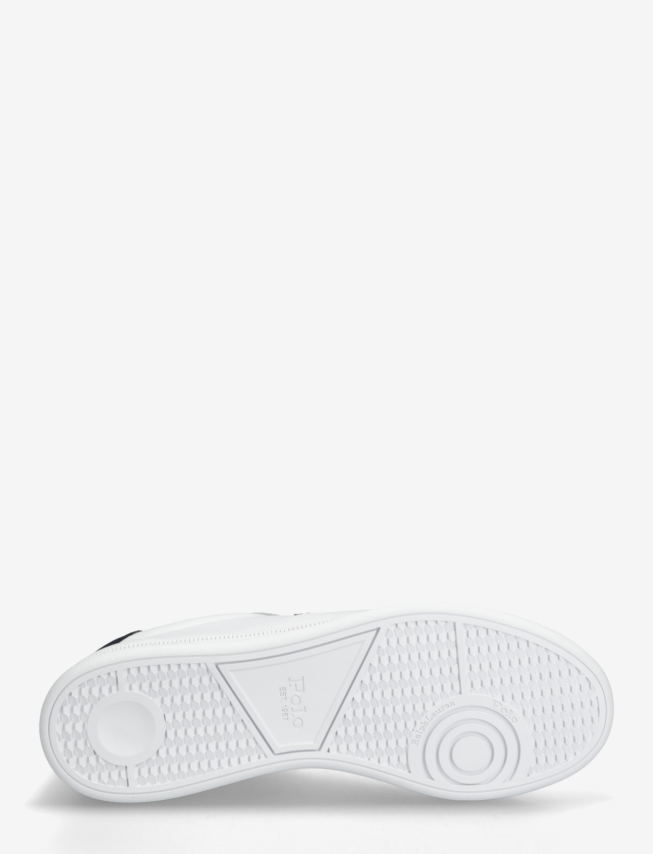 Polo Ralph Lauren - Heritage Court II Leather Sneaker - tennised - white/hunter navy - 4