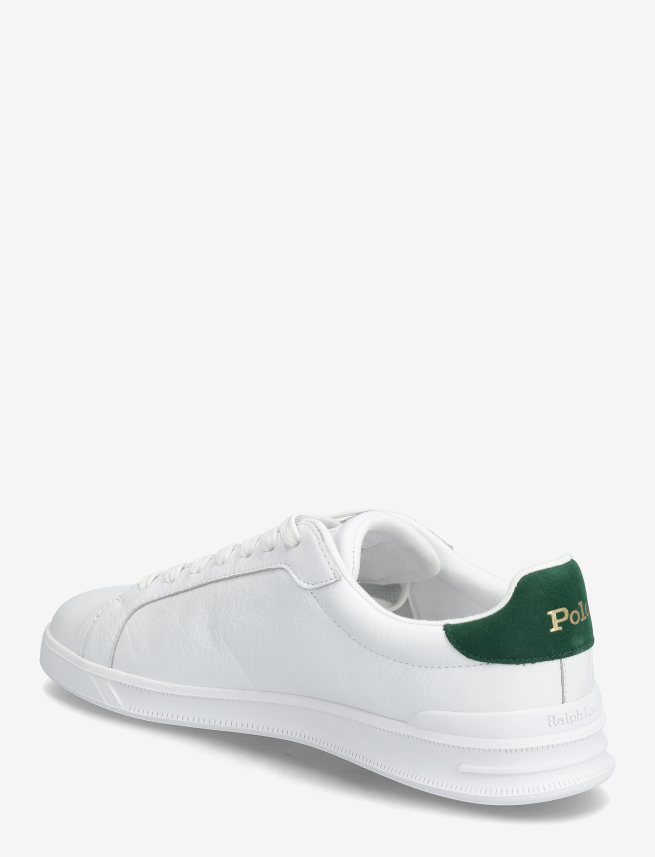 Polo Ralph Lauren - Heritage Court II Leather Sneaker - niedriger schnitt - white/new forest - 2