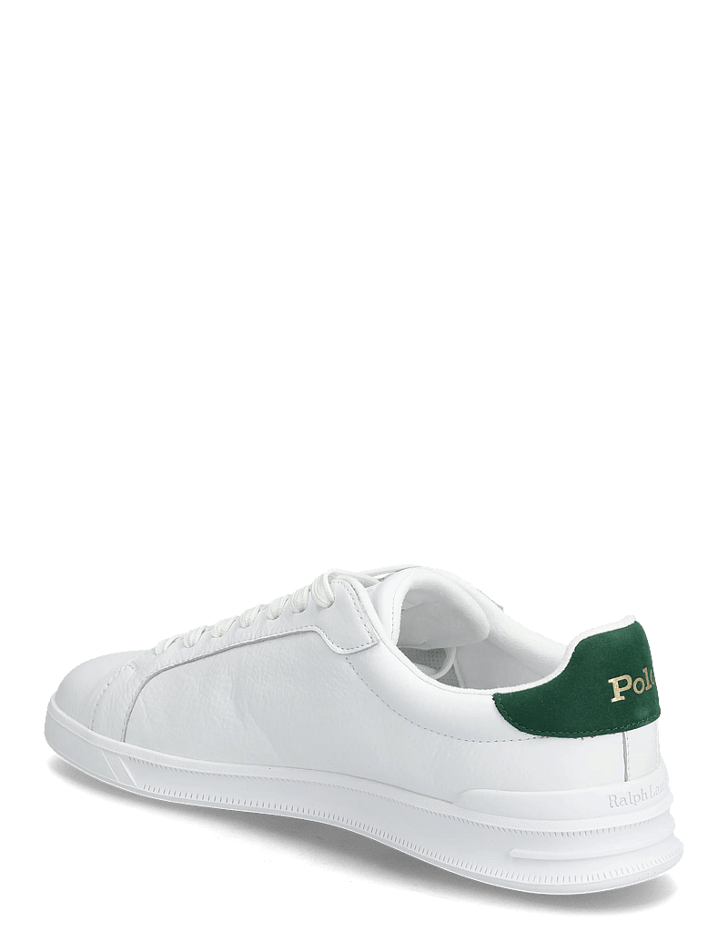Polo Ralph Lauren - Heritage Court II Leather Sneaker - niedriger schnitt - white/new forest - 2
