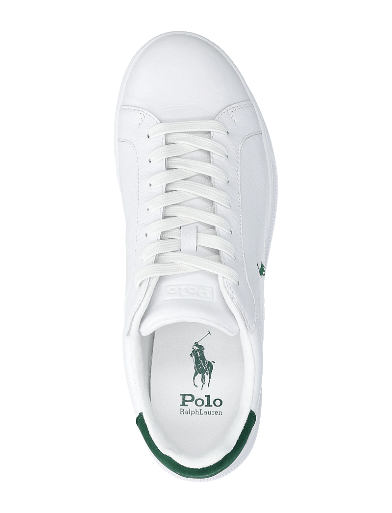 Polo Ralph Lauren - Heritage Court II Leather Sneaker - niedriger schnitt - white/new forest - 3