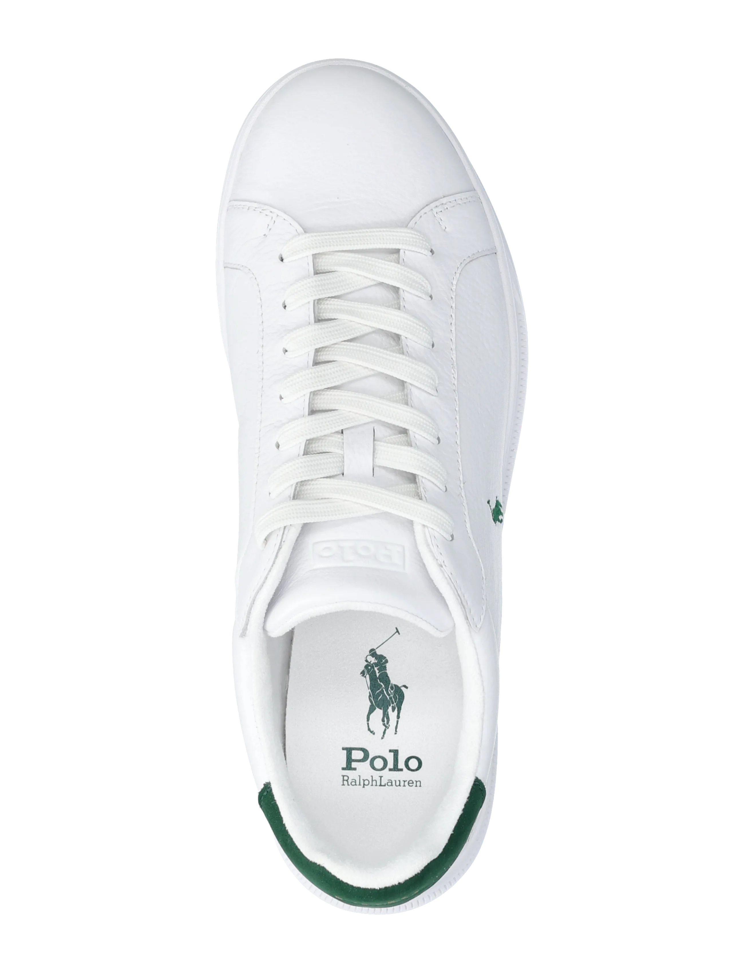 Polo Ralph Lauren - Heritage Court II Leather Sneaker - low tops - white/new forest - 3