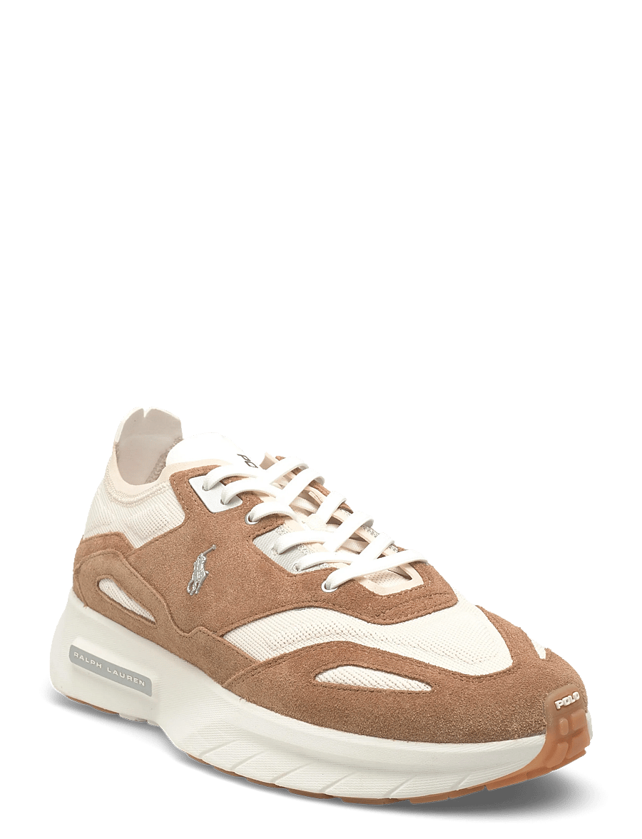 Polo Ralph Lauren - Boerum Suede-Paneled Knit Sneaker - madala säärega - desert tan/deckwa - 0