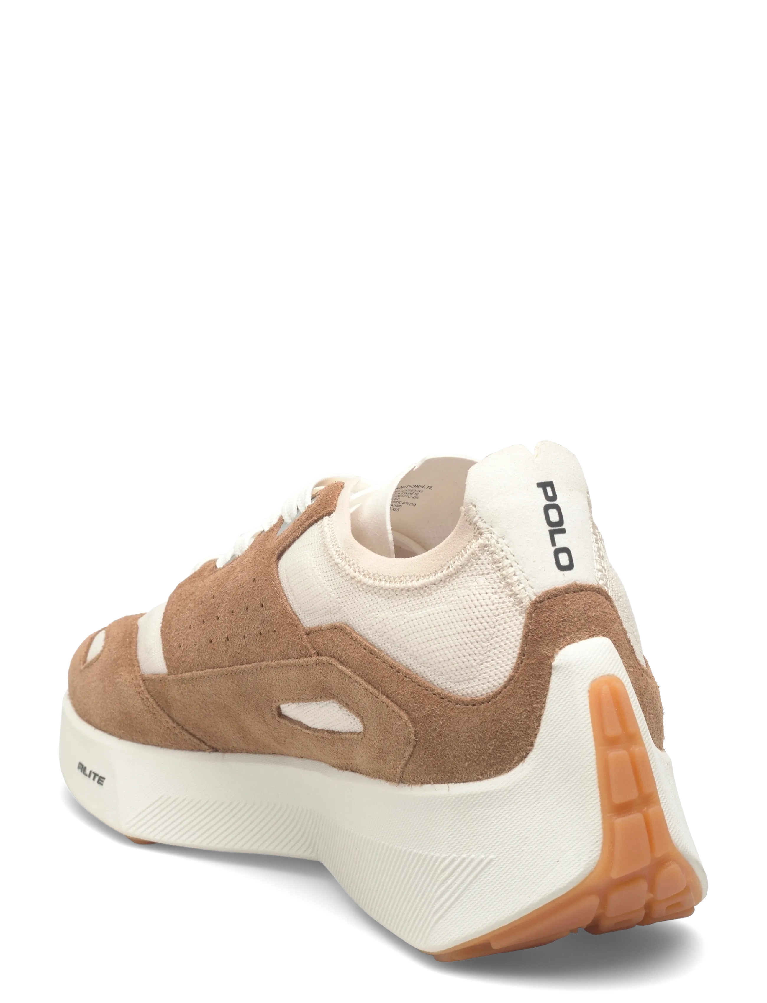 Polo Ralph Lauren - Boerum Suede-Paneled Knit Sneaker - baskets basses - desert tan/deckwa - 2