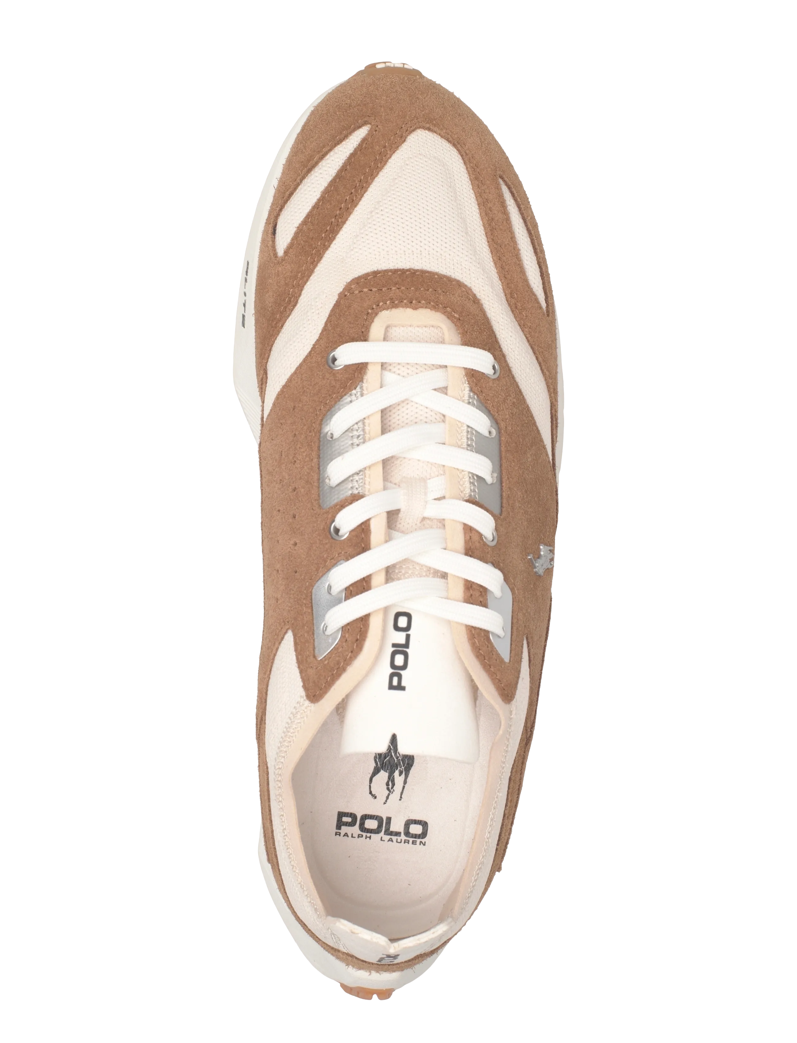Polo Ralph Lauren - Boerum Suede-Paneled Knit Sneaker - baskets basses - desert tan/deckwa - 3