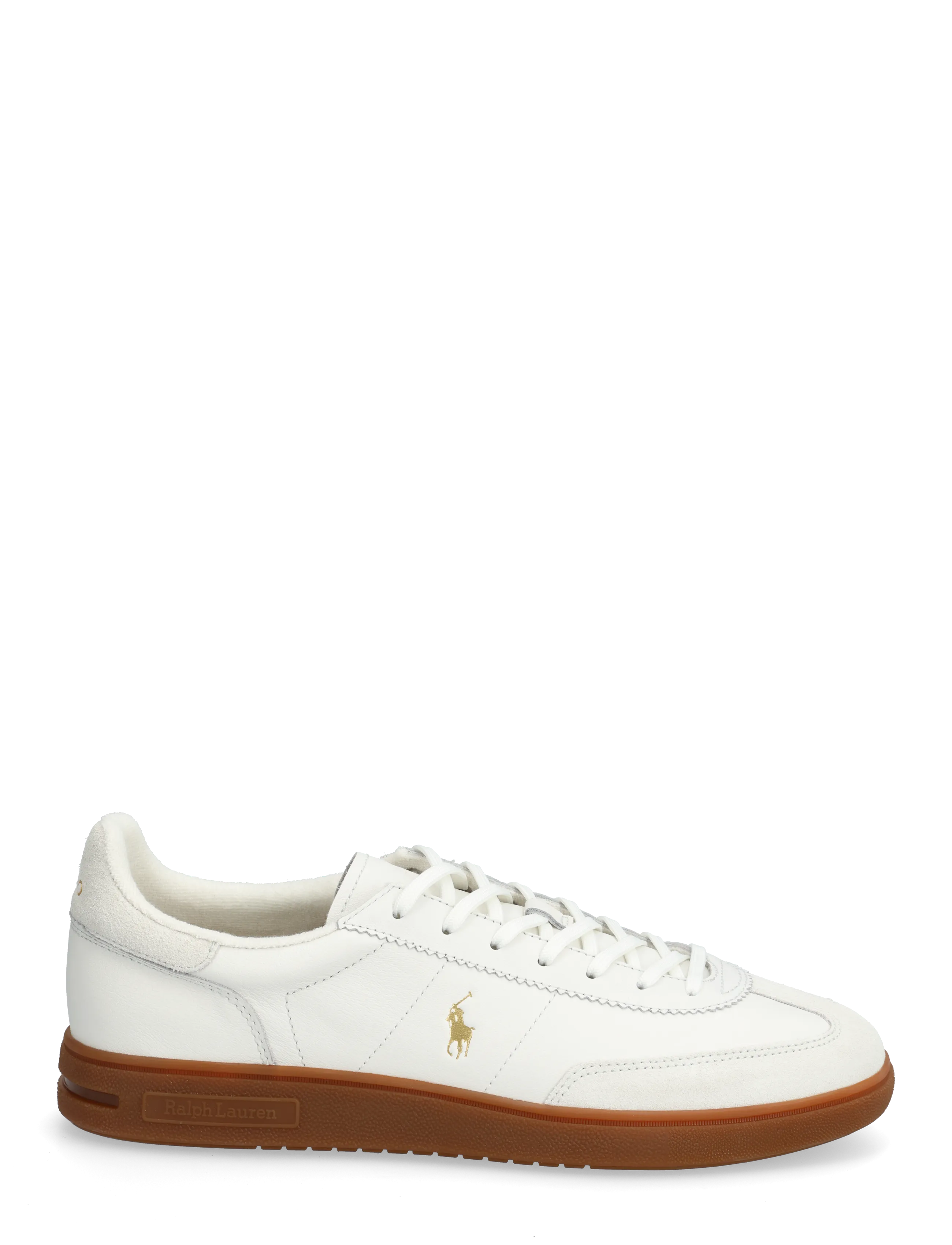 Polo Ralph Lauren - Bedford Leather-Suede Sneaker - laag sneakers - deckwash white - 1