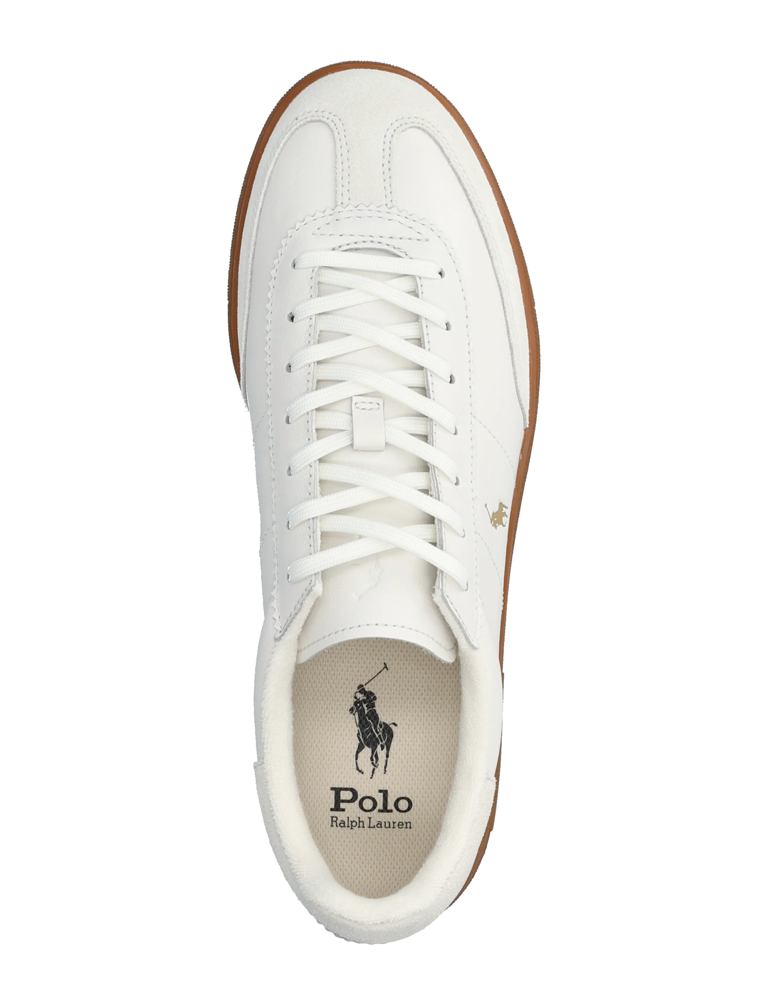 Polo Ralph Lauren - Bedford Leather-Suede Sneaker - laag sneakers - deckwash white - 3