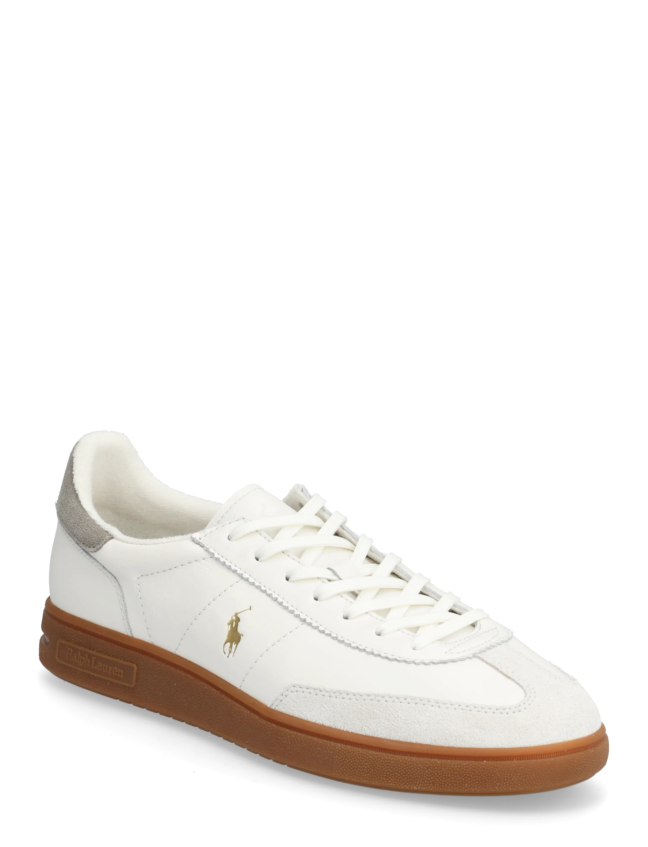 Polo Ralph Lauren Bedford Leather-Suede Sneaker - Schuhe - DECKWASH WHITE/EA / white