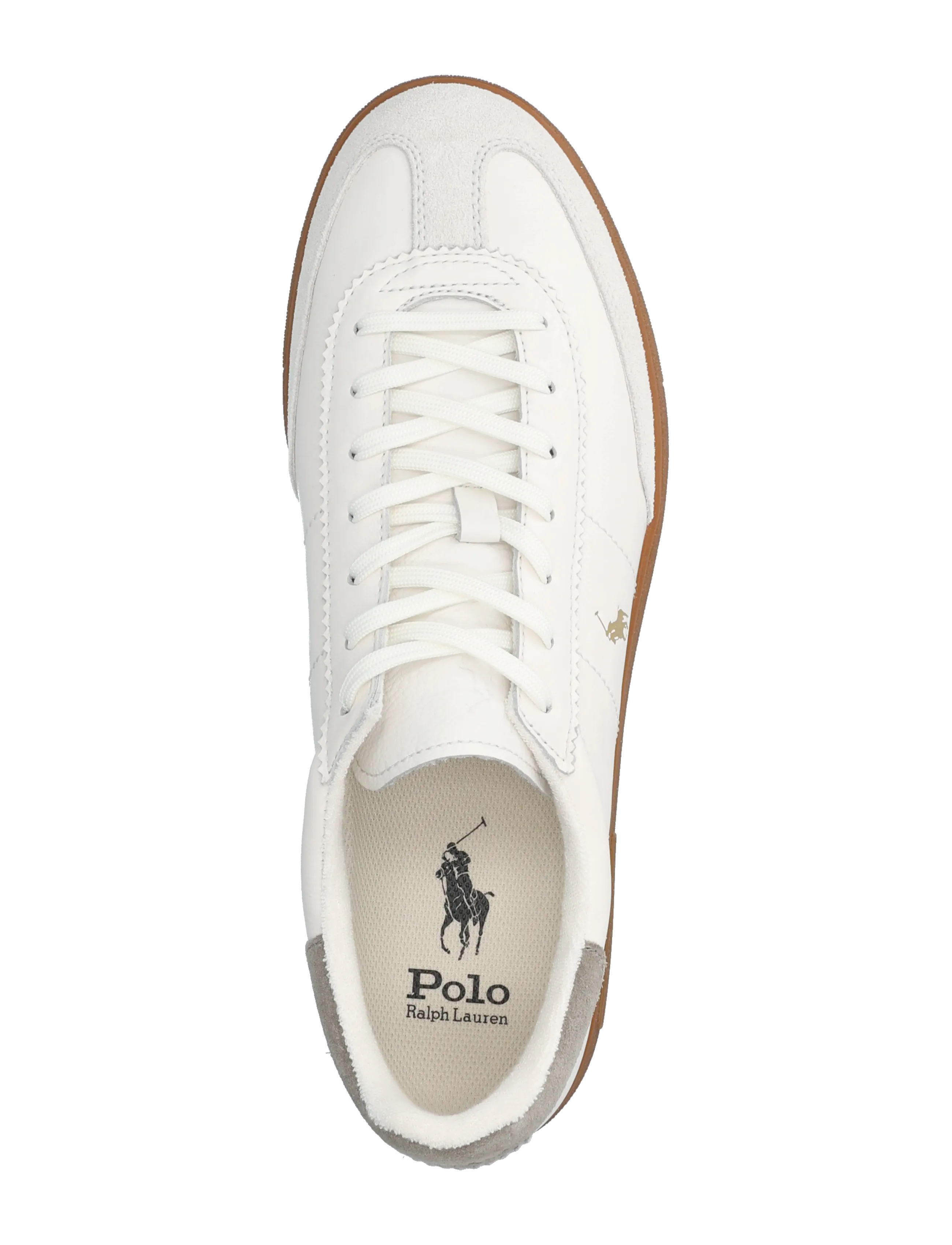 Polo Ralph Lauren - Bedford Leather-Suede Sneaker - lave sneakers - deckwash white/ea - 3