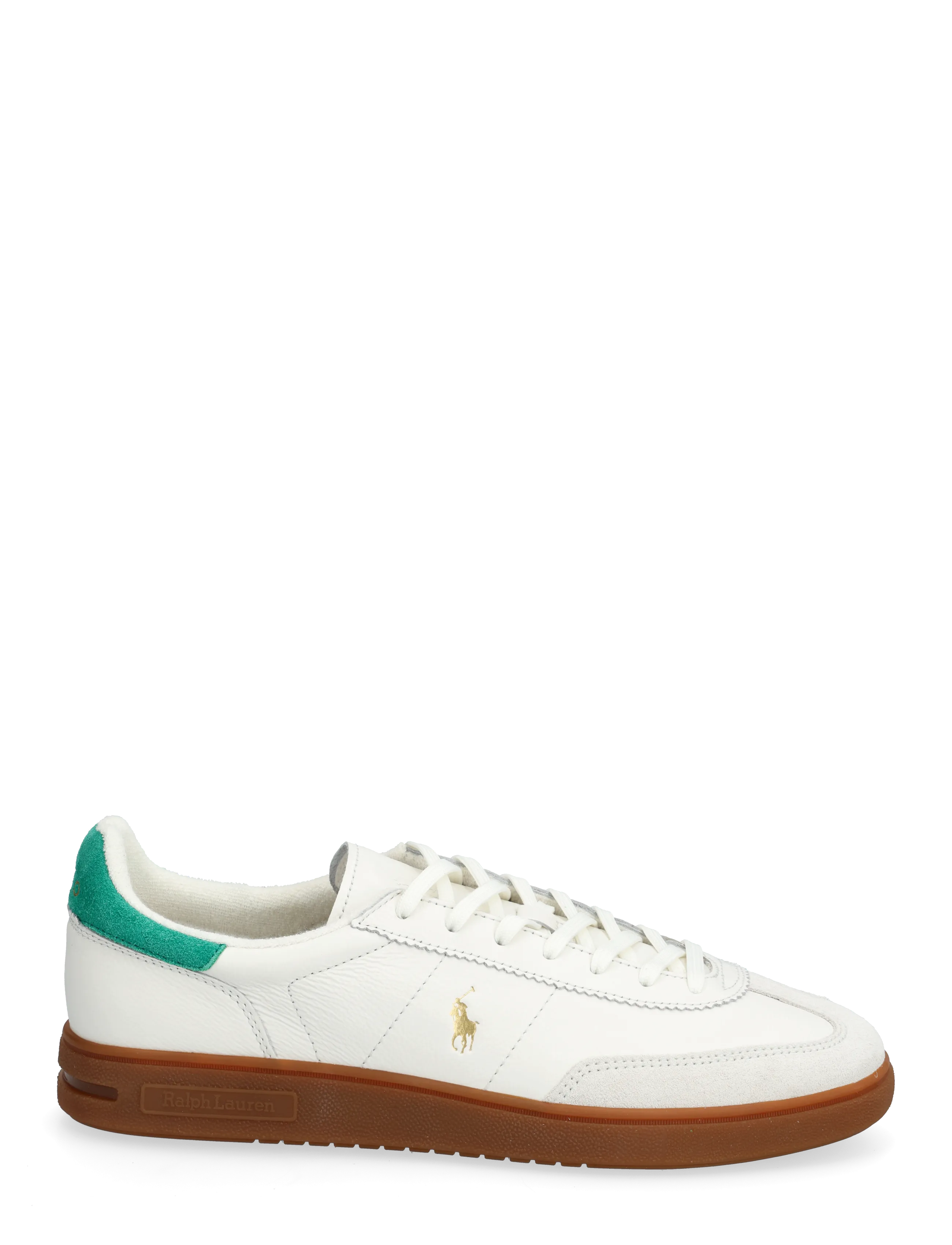 Polo Ralph Lauren - Bedford Leather-Suede Sneaker - sneakersy niskie - deckwash white/er - 1