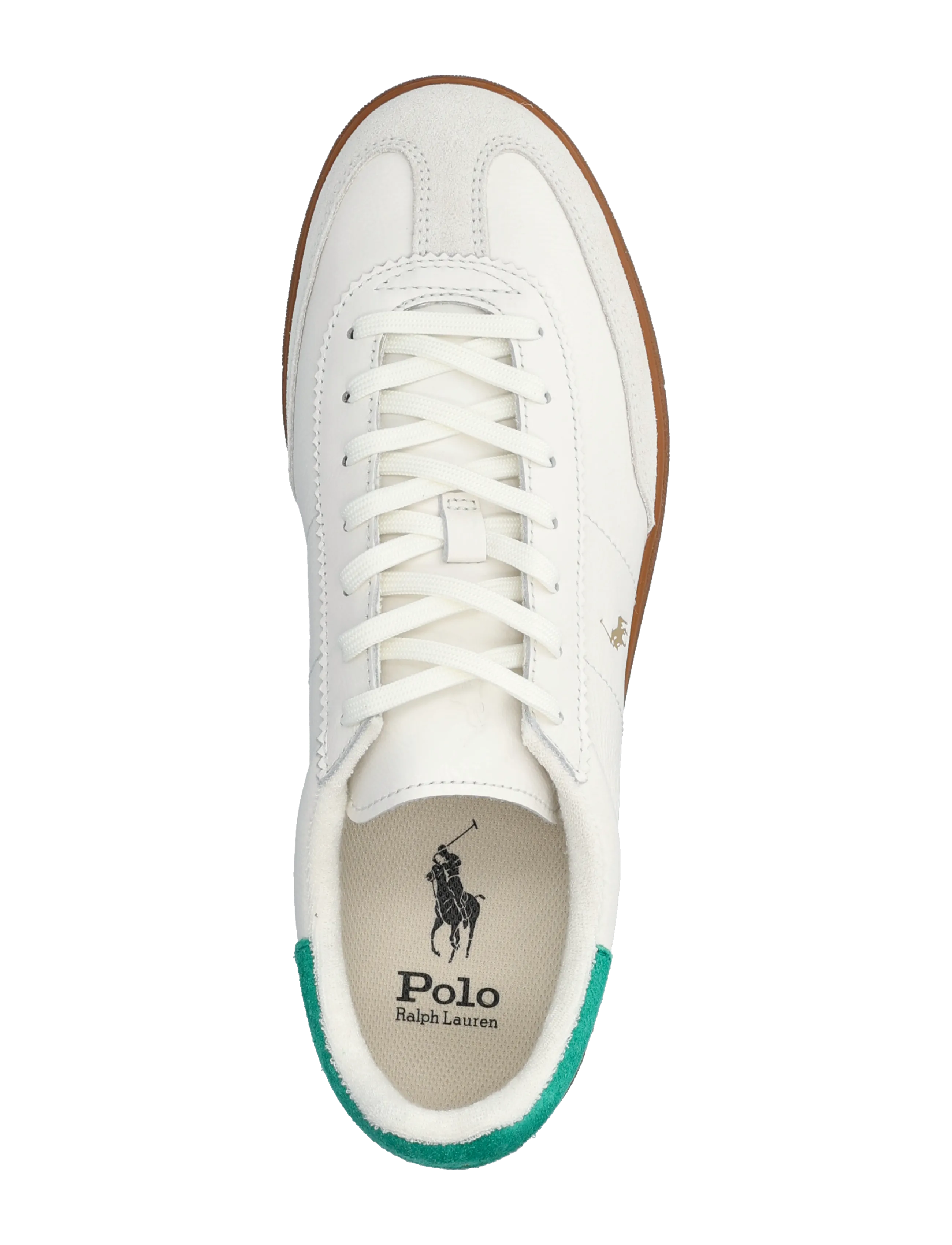 Polo Ralph Lauren - Bedford Leather-Suede Sneaker - sneakersy niskie - deckwash white/er - 3