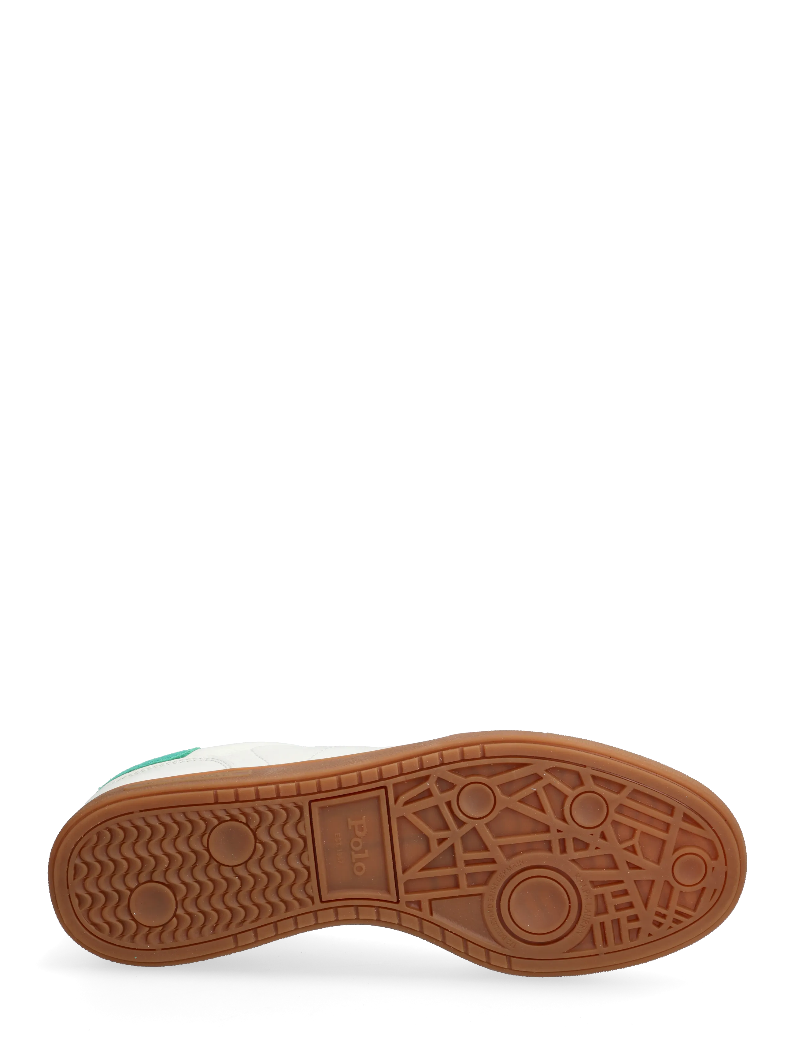 Polo Ralph Lauren - Bedford Leather-Suede Sneaker - sneakersy niskie - deckwash white/er - 4