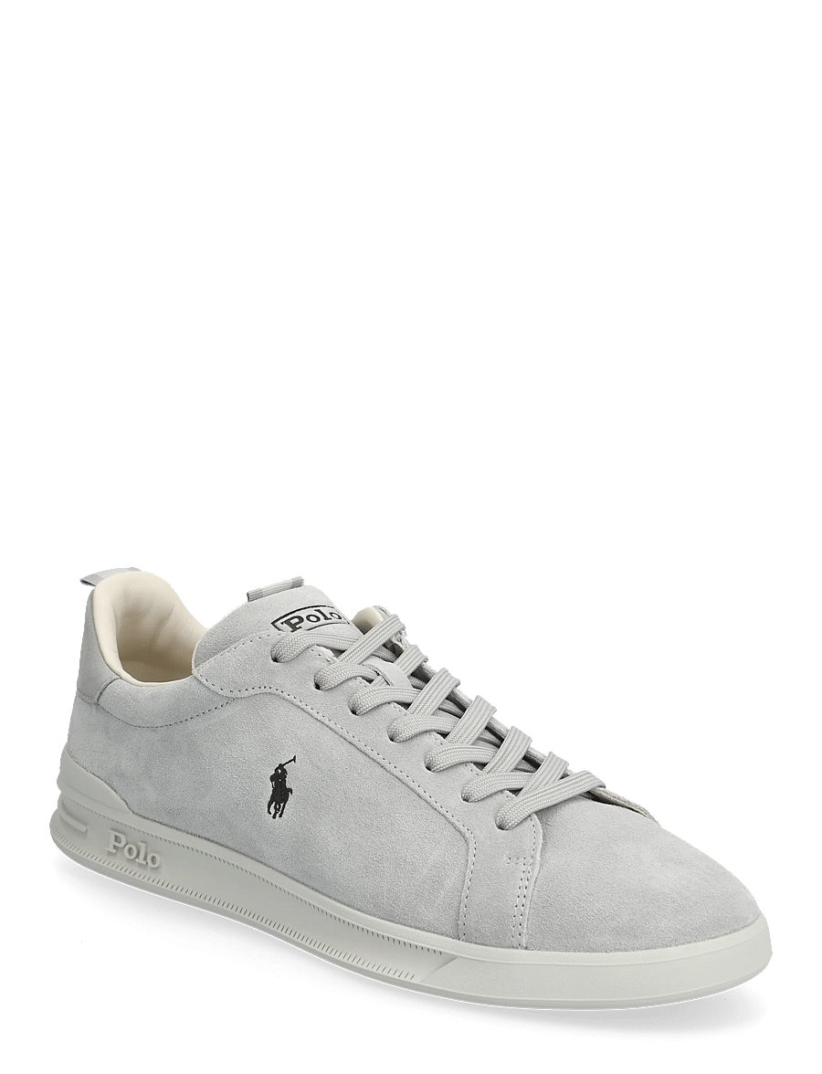 Polo Ralph Lauren - Heritage Court II Suede Sneaker - low-top sneaker - tonal soft grey - 0
