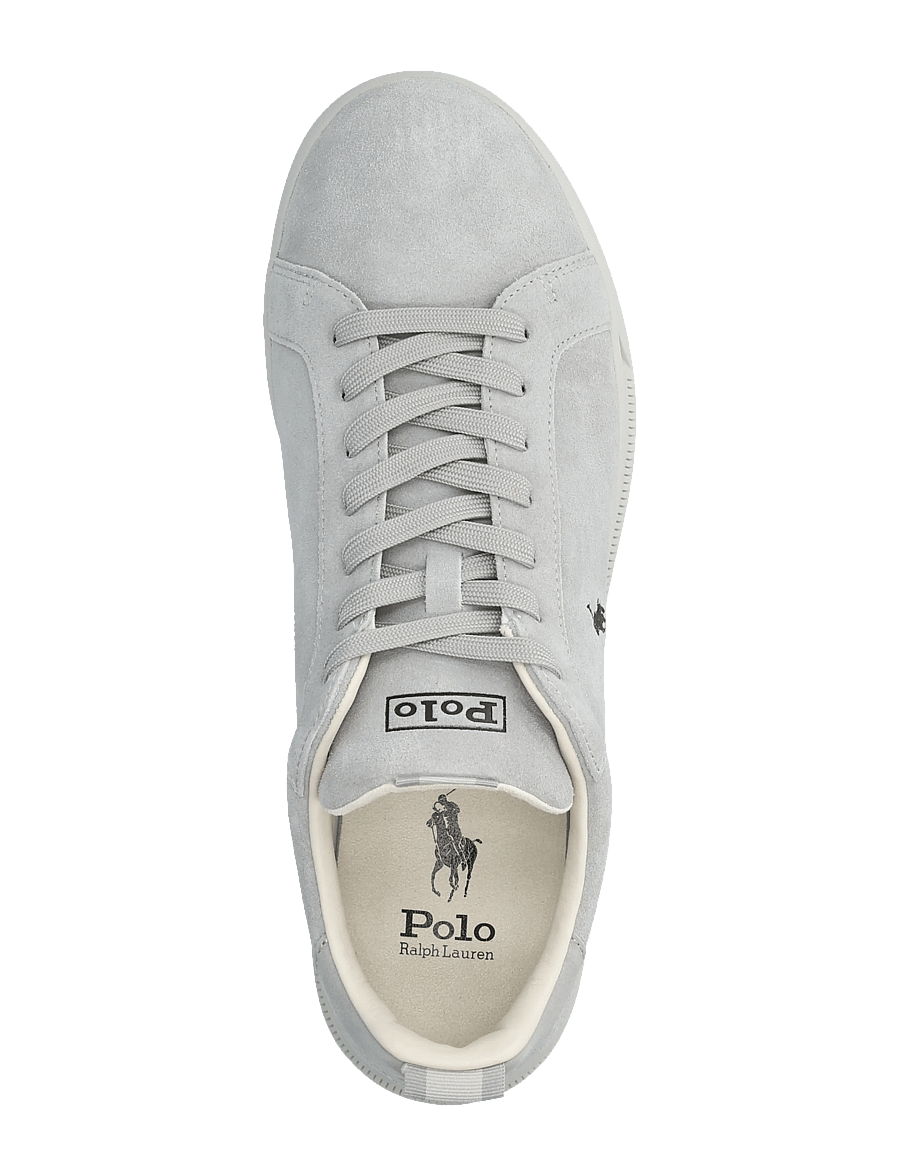 Polo Ralph Lauren - Heritage Court II Suede Sneaker - low-top sneaker - tonal soft grey - 3