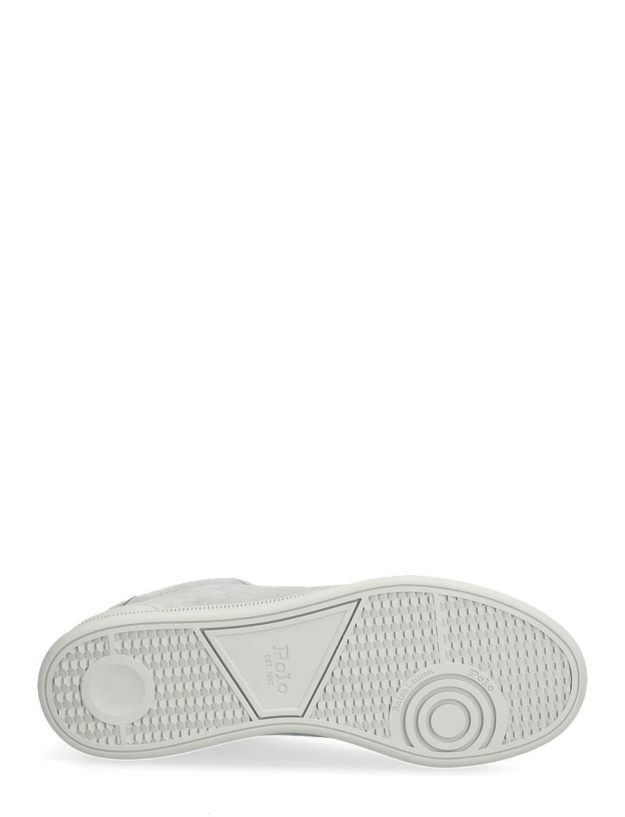 Polo Ralph Lauren - Heritage Court II Suede Sneaker - low-top sneaker - tonal soft grey - 4