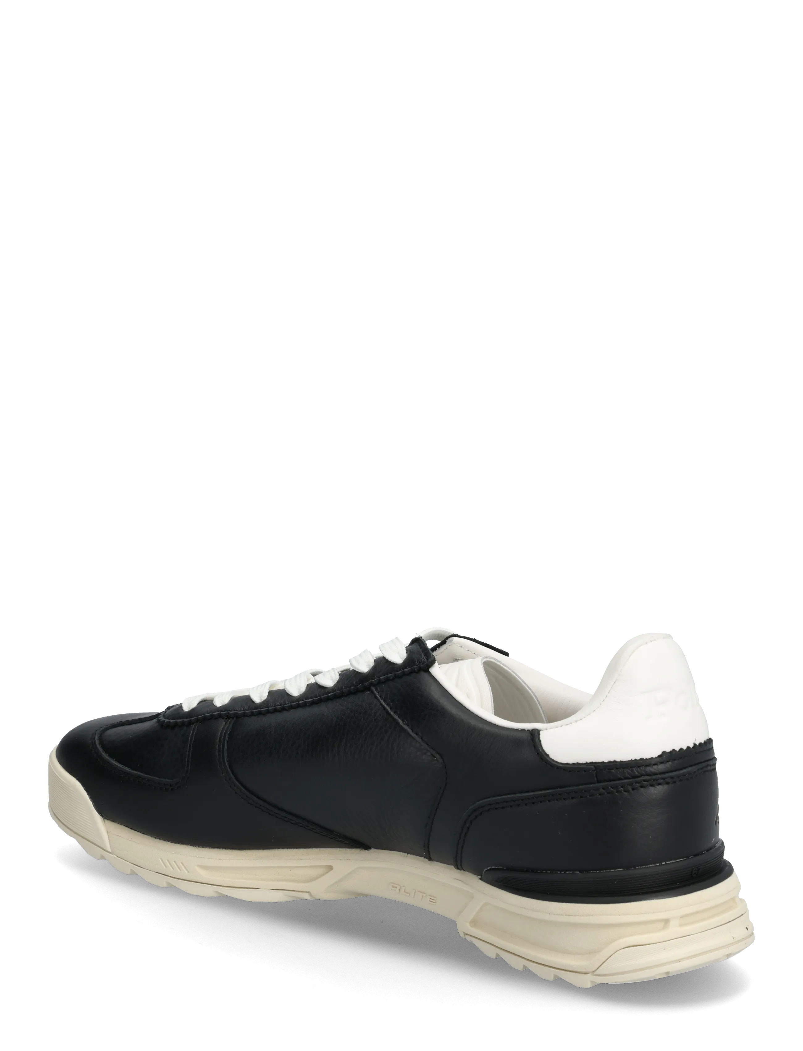 Polo Ralph Lauren - LEATHER-VARICK SIG-SK-LTL - lave sneakers - black - 2