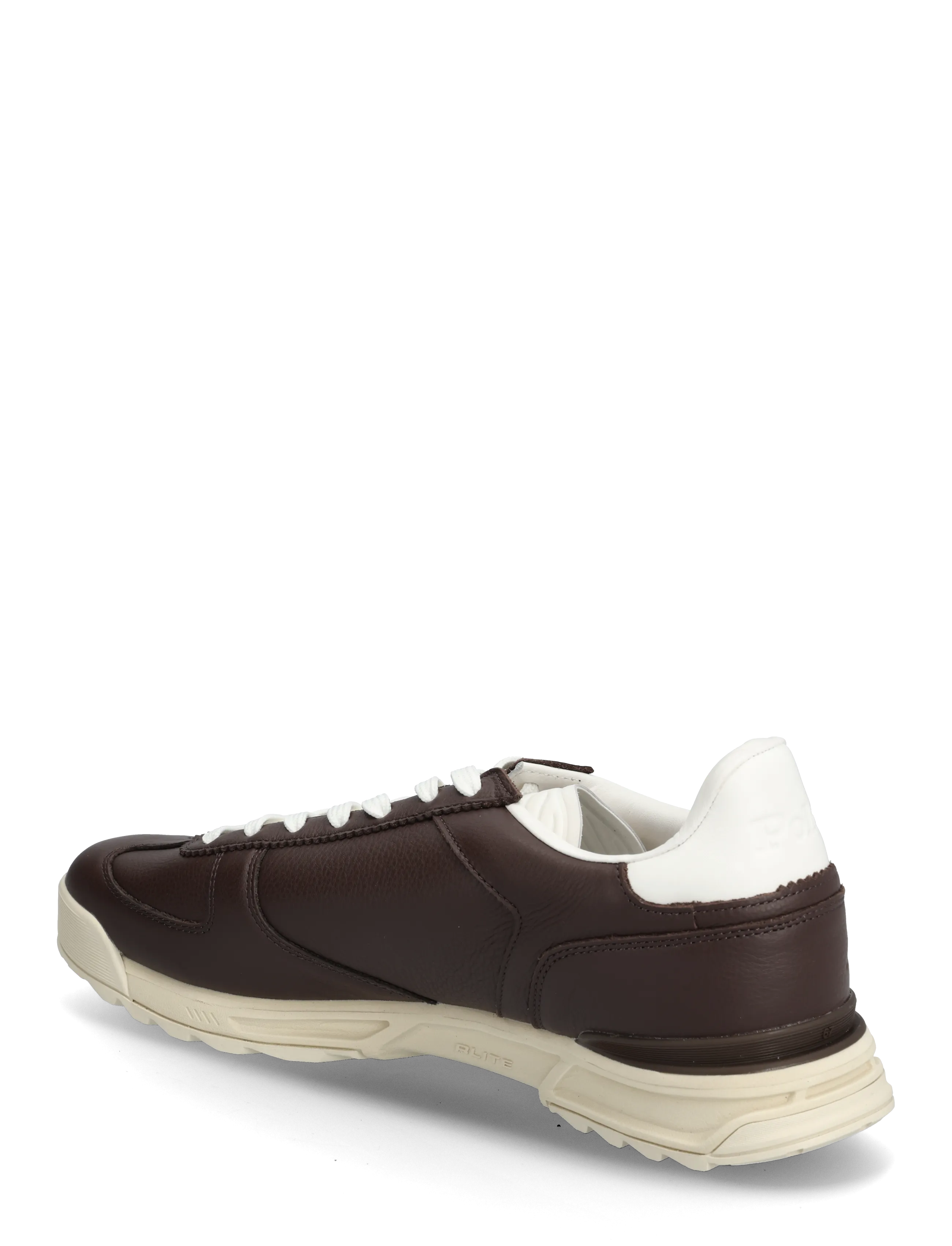 Polo Ralph Lauren - LEATHER-VARICK SIG-SK-LTL - lave sneakers - dark brown - 2