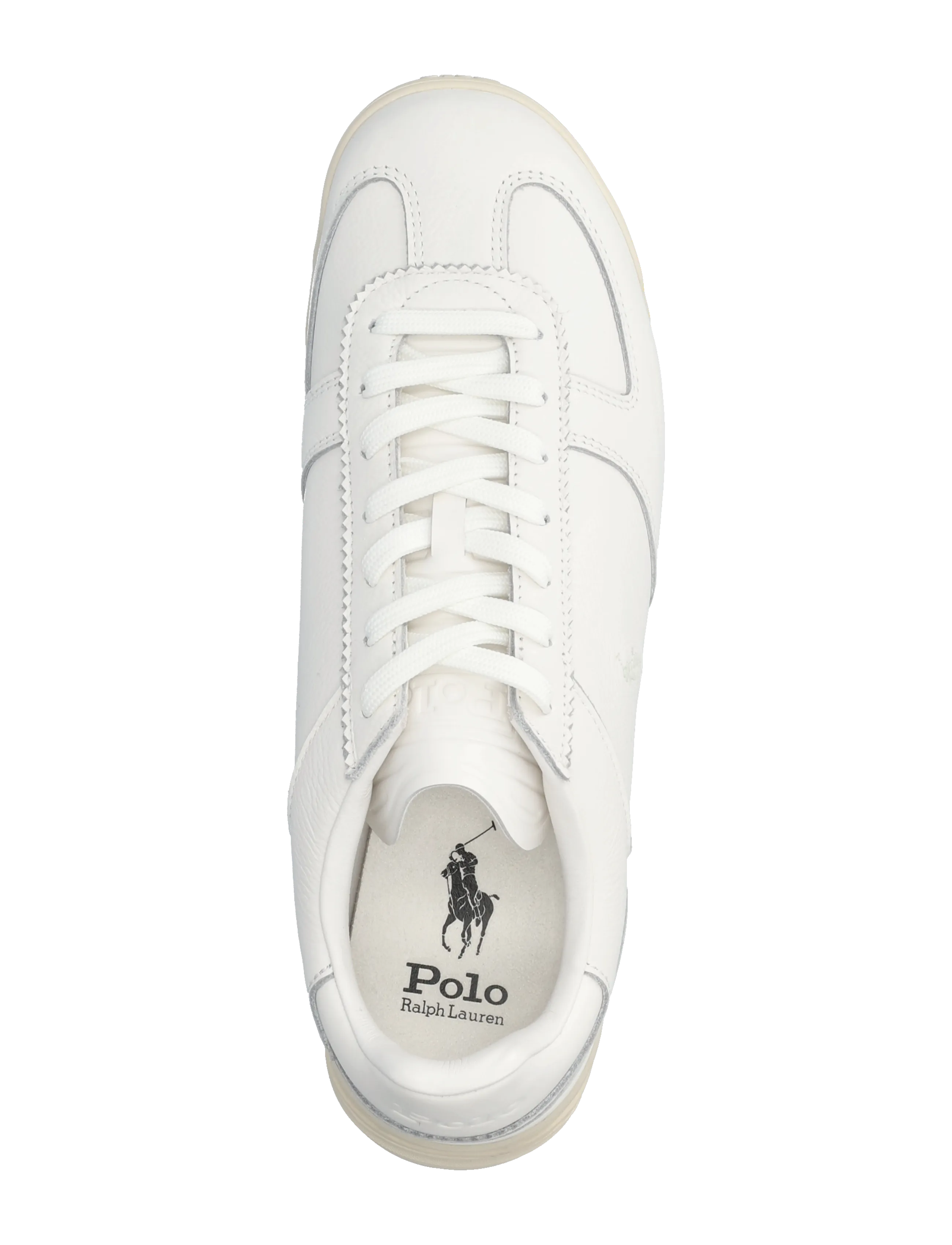 Polo Ralph Lauren - LEATHER-VARICK SIG-SK-LTL - niedriger schnitt - deckwash white - 3