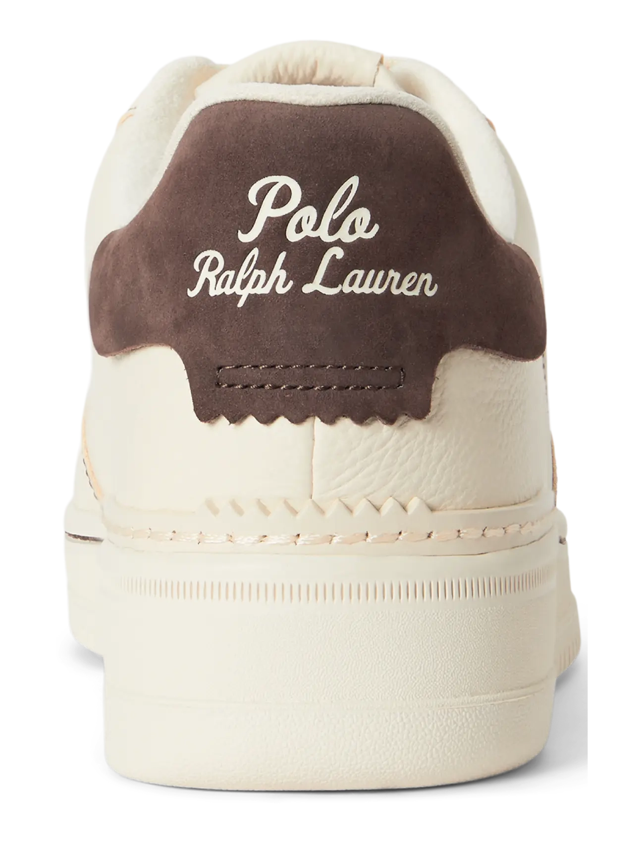 Polo Ralph Lauren - Masters Court Leather Sneaker - madala säärega - ecru/dark brown - 1