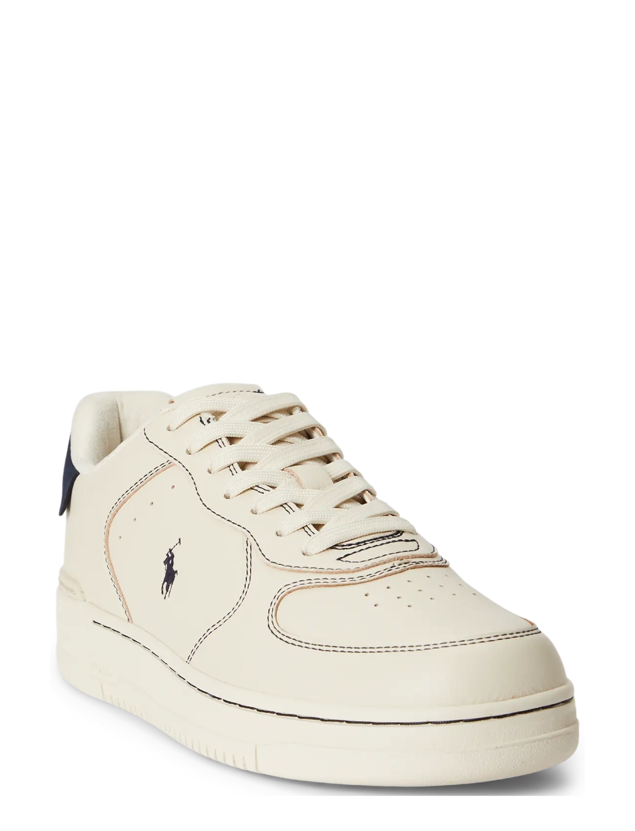 Polo Ralph Lauren - Masters Court Leather Sneaker - low tops - ecru/navy - 1
