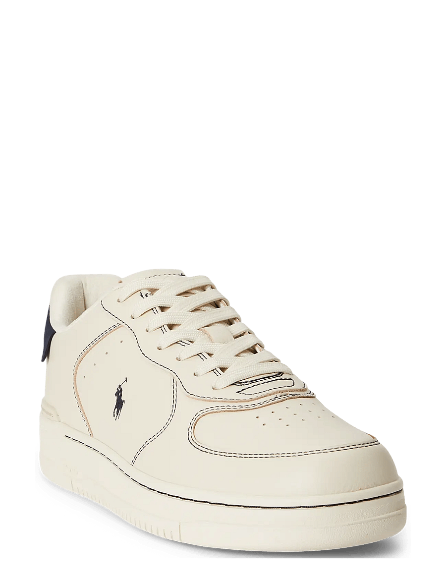 Polo Ralph Lauren - Masters Court Leather Sneaker - madala säärega - ecru/navy - 1