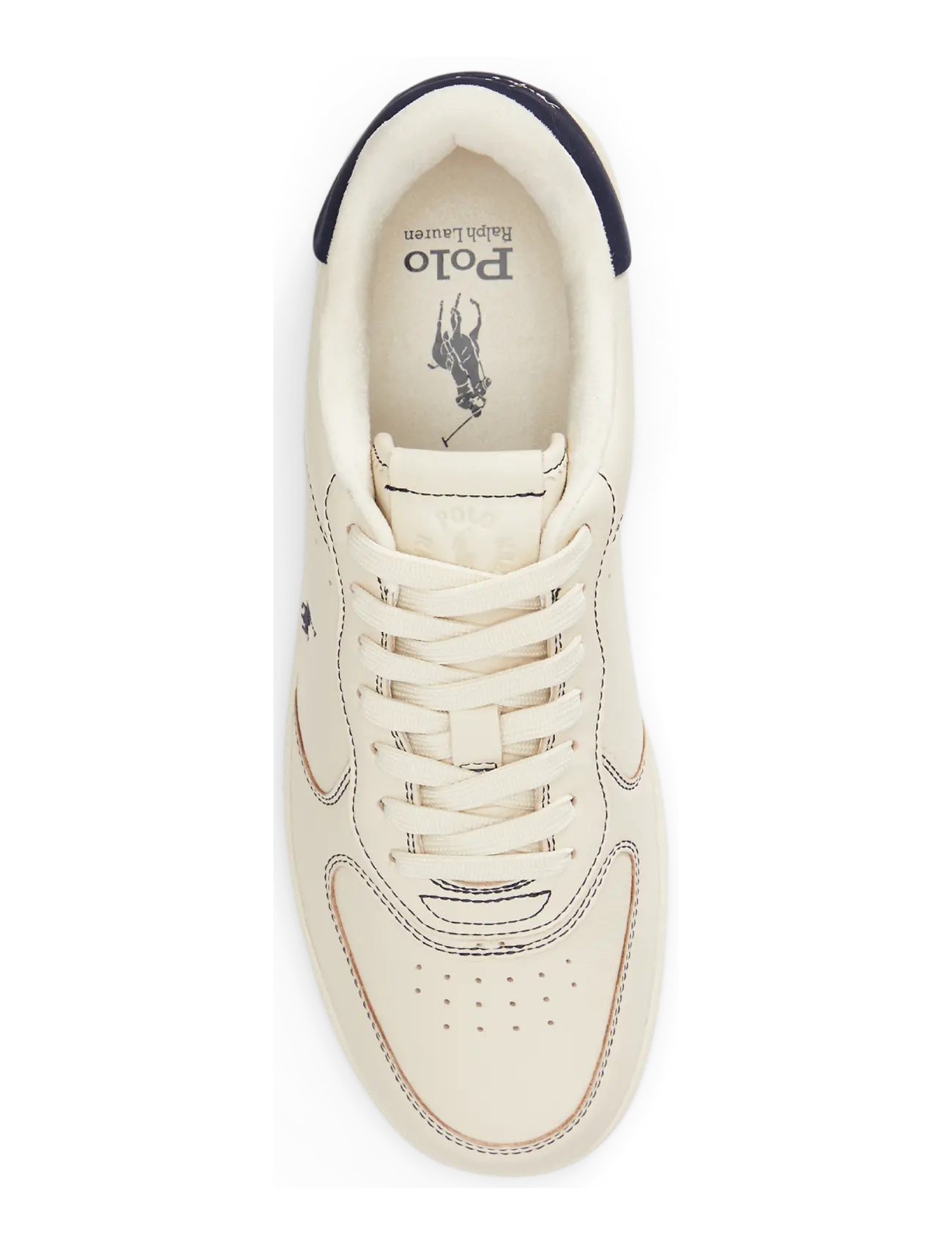 Polo Ralph Lauren - Masters Court Leather Sneaker - low tops - ecru/navy - 2