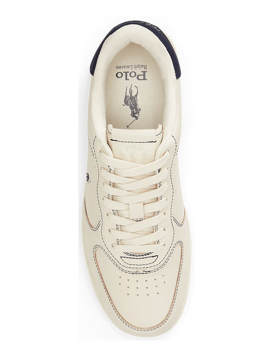 Polo Ralph Lauren - Masters Court Leather Sneaker - madala säärega - ecru/navy - 2