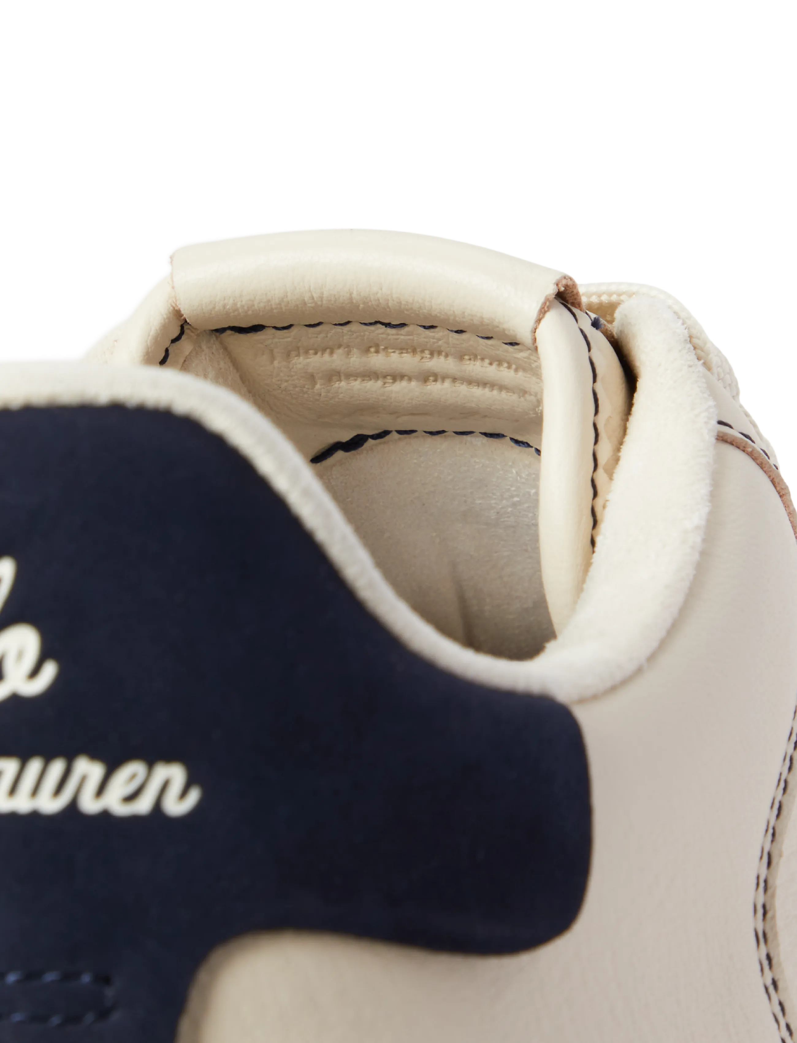 Polo Ralph Lauren - Masters Court Leather Sneaker - low tops - ecru/navy - 3