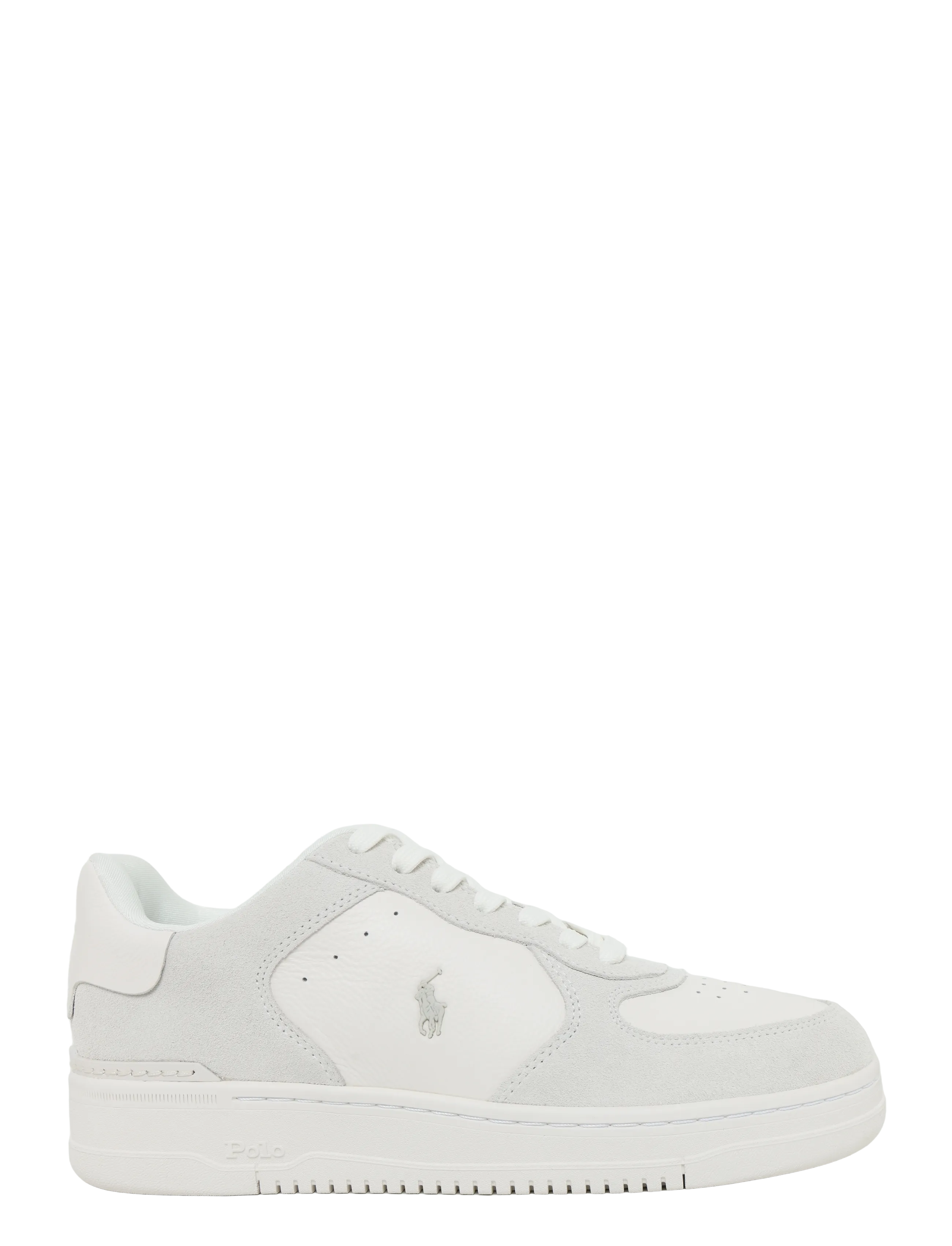Polo Ralph Lauren - Masters Court Leather-Suede Sneaker - low tops - deckwash white/bi - 2