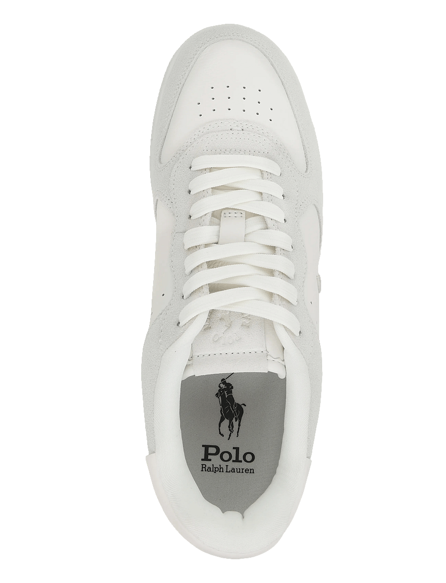Polo Ralph Lauren - Masters Court Leather-Suede Sneaker - low-top sneaker - deckwash white/bi - 3