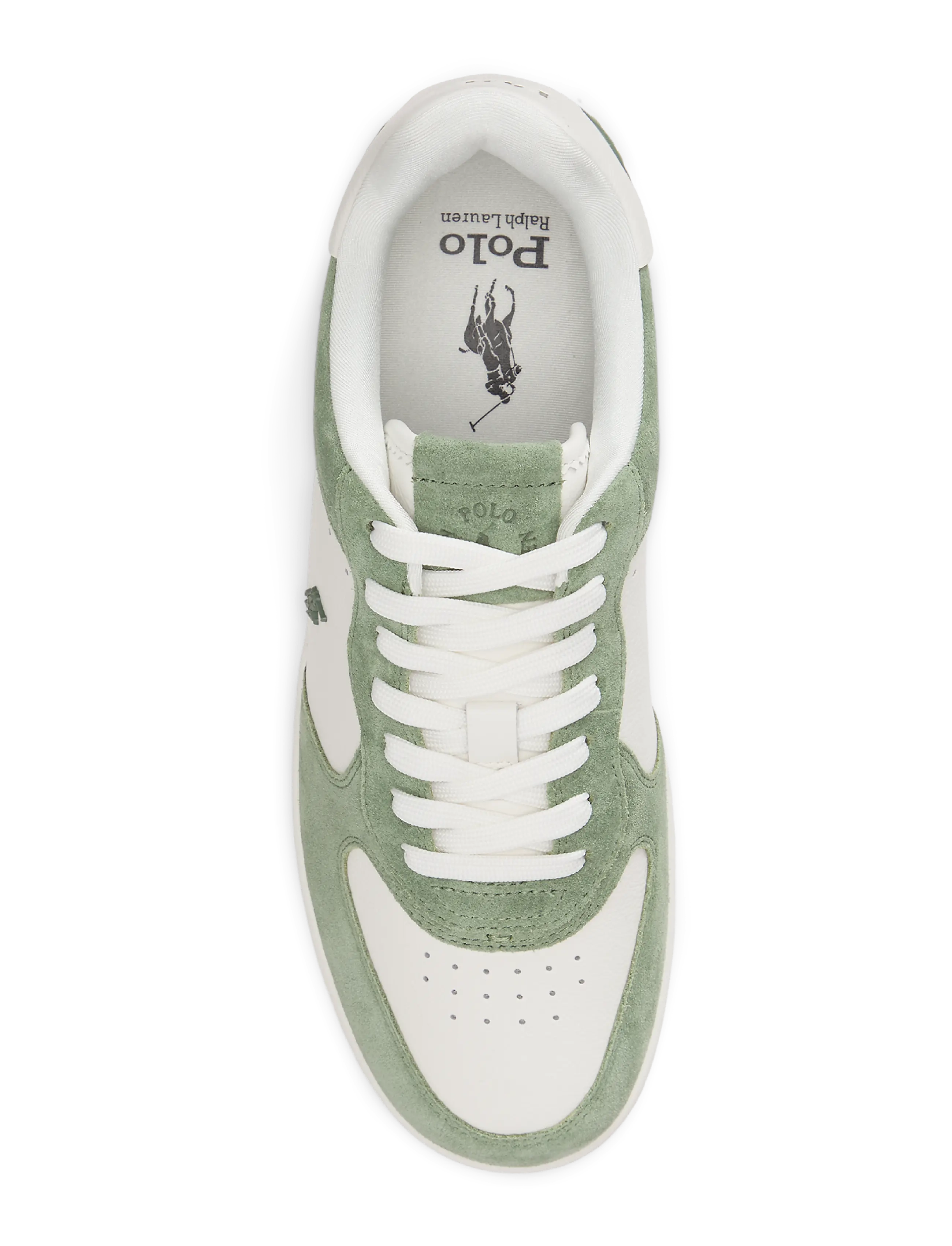 Polo Ralph Lauren - Masters Court Leather-Suede Sneaker - nach anlass kaufen - deckwash white/ca - 2
