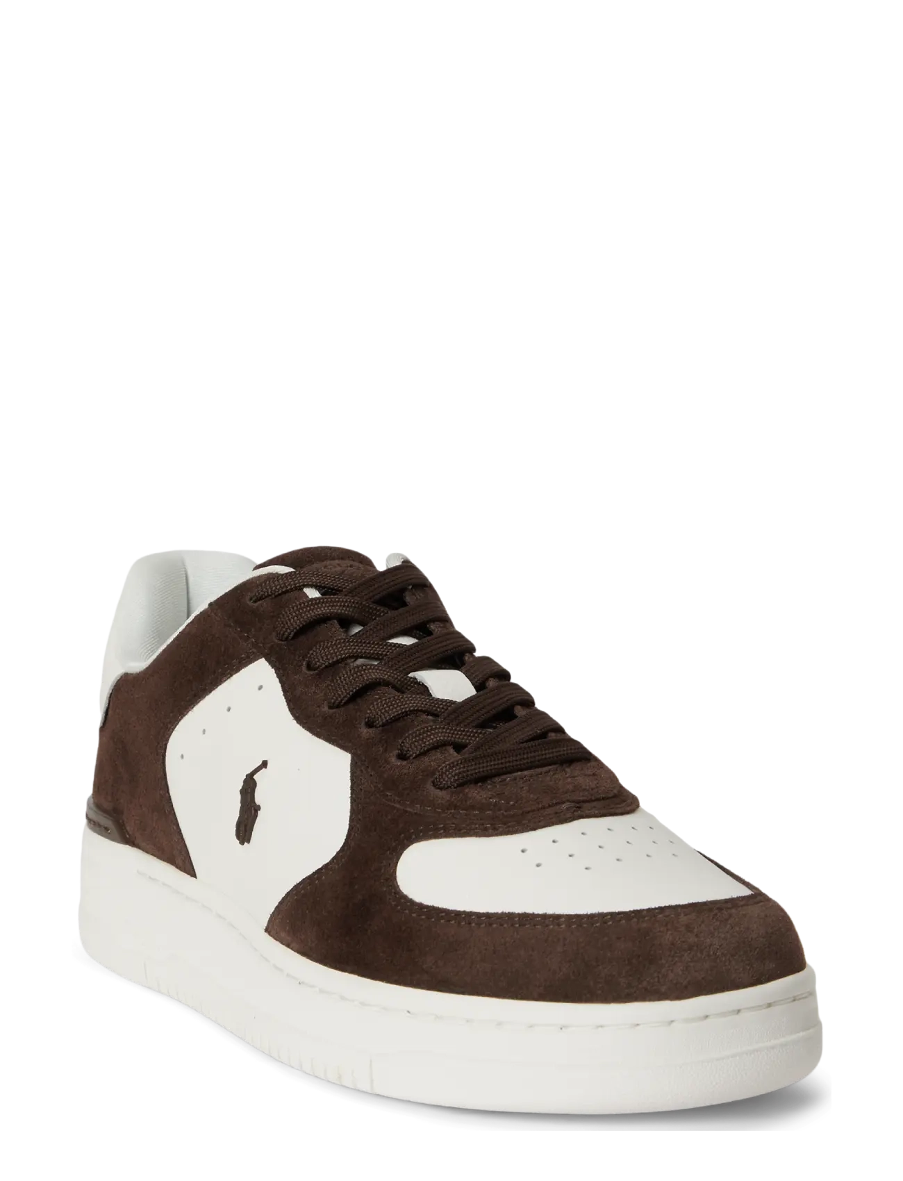 Polo Ralph Lauren - Masters Court Leather-Suede Sneaker - madala säärega - deckwash white/da - 3