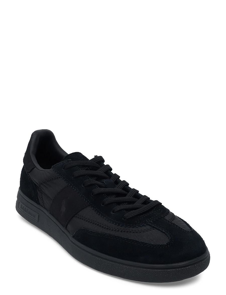 Polo Ralph Lauren - WSH NYLN/SUDE/NBUCK-BEDFORD PP-SK-L - lave sneakers - black/faded black - 0