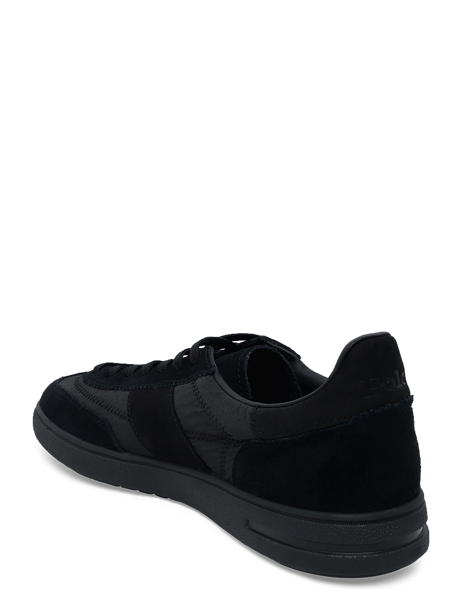 Polo Ralph Lauren - WSH NYLN/SUDE/NBUCK-BEDFORD PP-SK-L - lave sneakers - black/faded black - 1