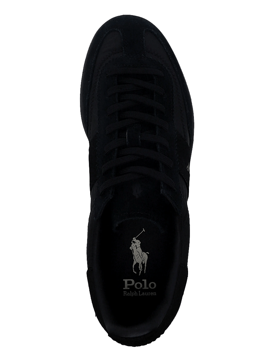 Polo Ralph Lauren - WSH NYLN/SUDE/NBUCK-BEDFORD PP-SK-L - lave sneakers - black/faded black - 3