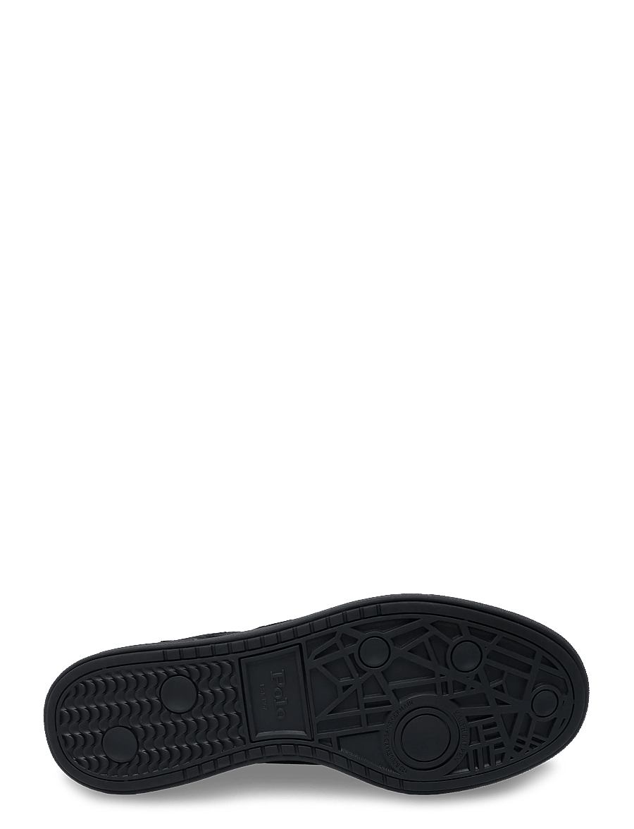 Polo Ralph Lauren - WSH NYLN/SUDE/NBUCK-BEDFORD PP-SK-L - lave sneakers - black/faded black - 4