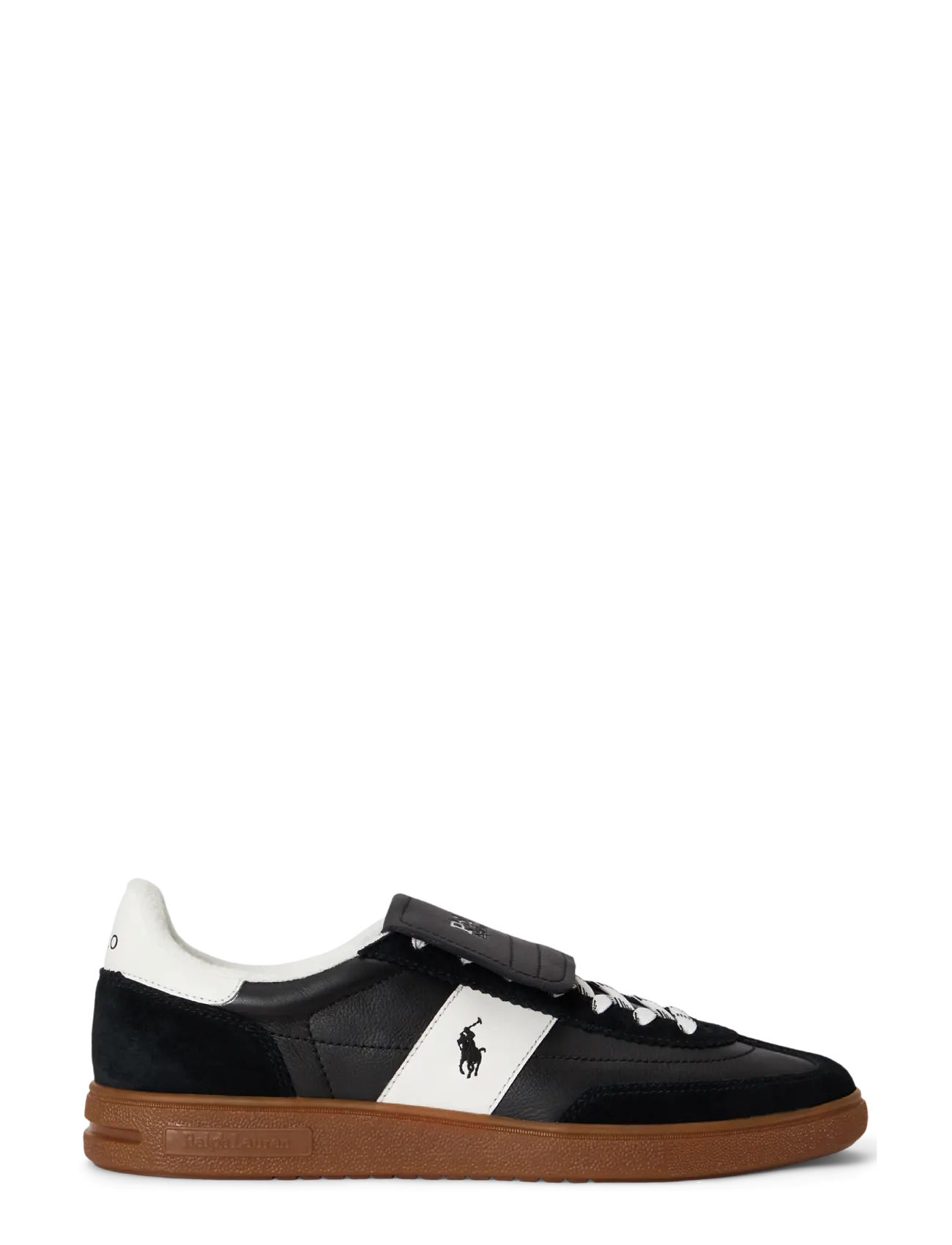 Polo Ralph Lauren Bedford-loafers i skinn och svart mocka herr – bild 2