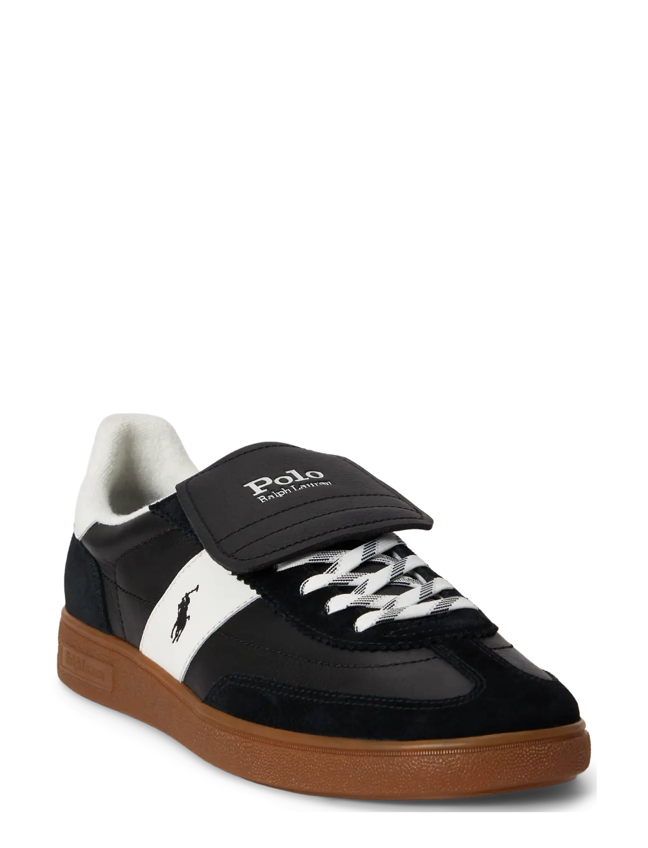 Polo Ralph Lauren - Bedford Leather-Suede Sneaker - low-top sneaker - black/deckwash wh - 1
