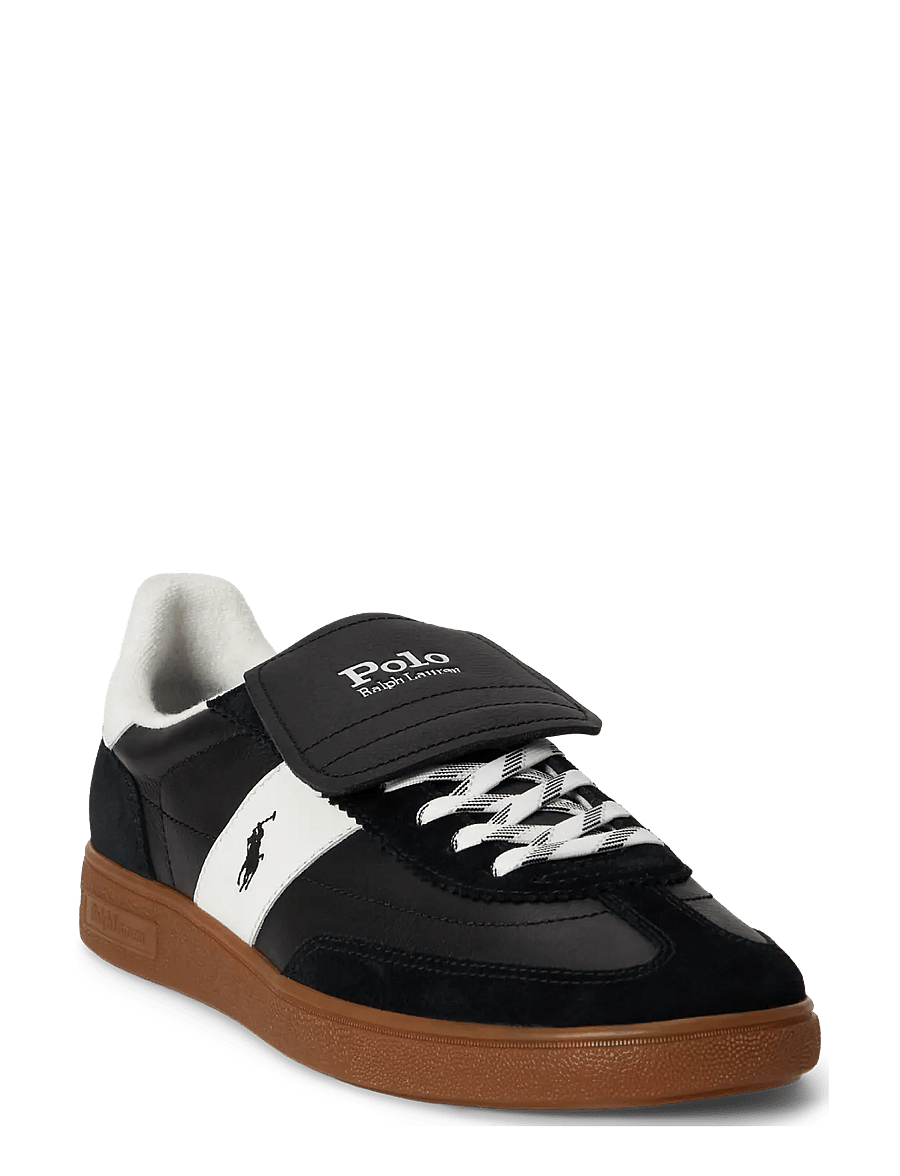 Polo Ralph Lauren - Bedford Leather-Suede Sneaker - low-top sneaker - black/deckwash wh - 1